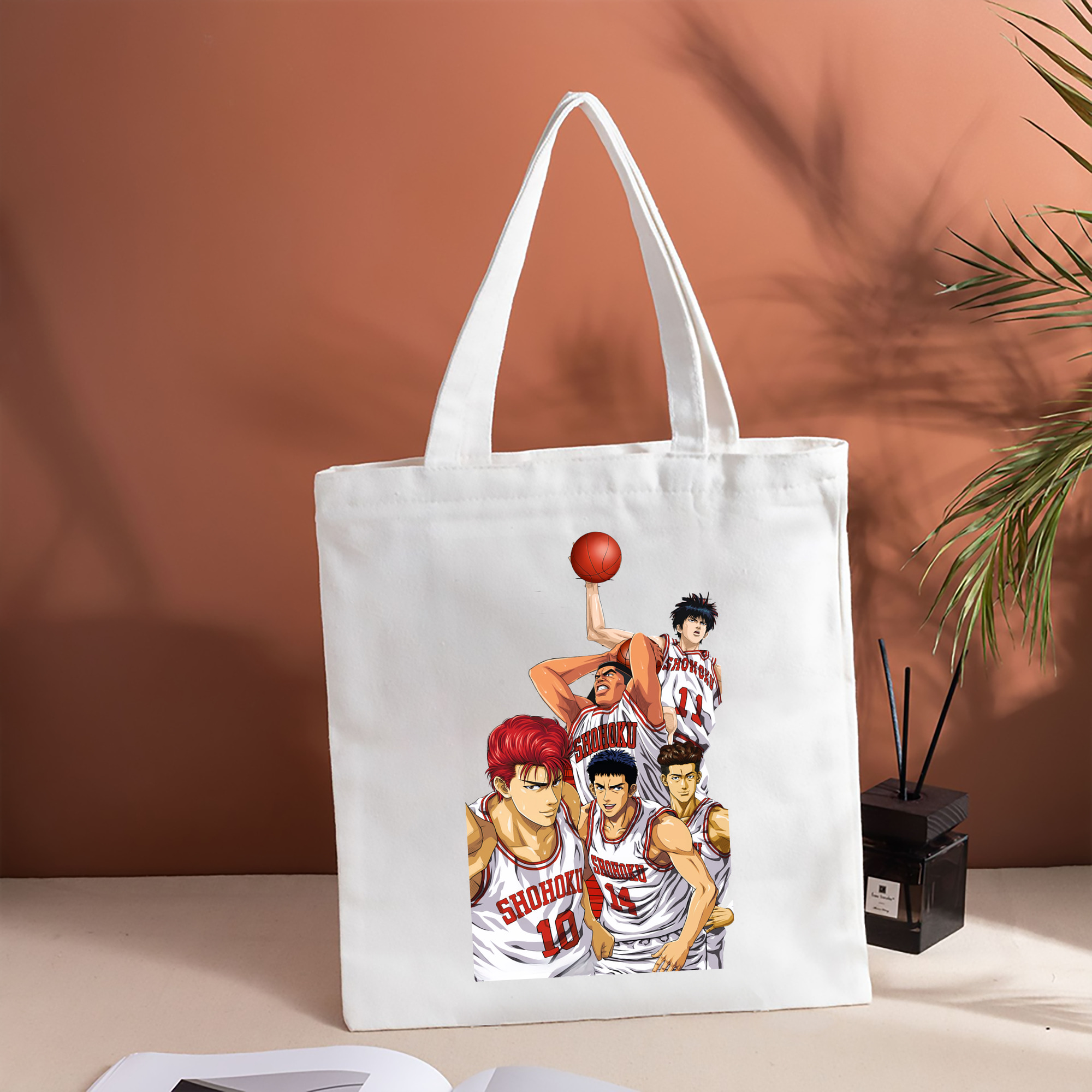 SLAM DUNK／スラムダンク 縦型キャンバス生地手提げバッグ　トートバッグ
