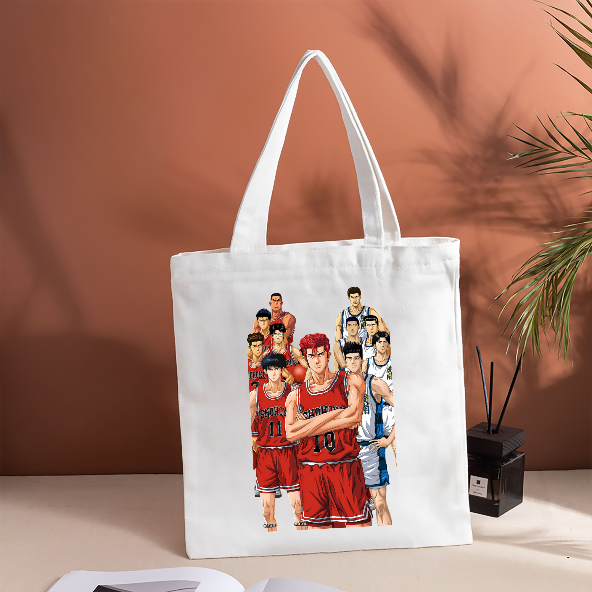 SLAM DUNK／スラムダンク 縦型キャンバス生地手提げバッグ　トートバッグ