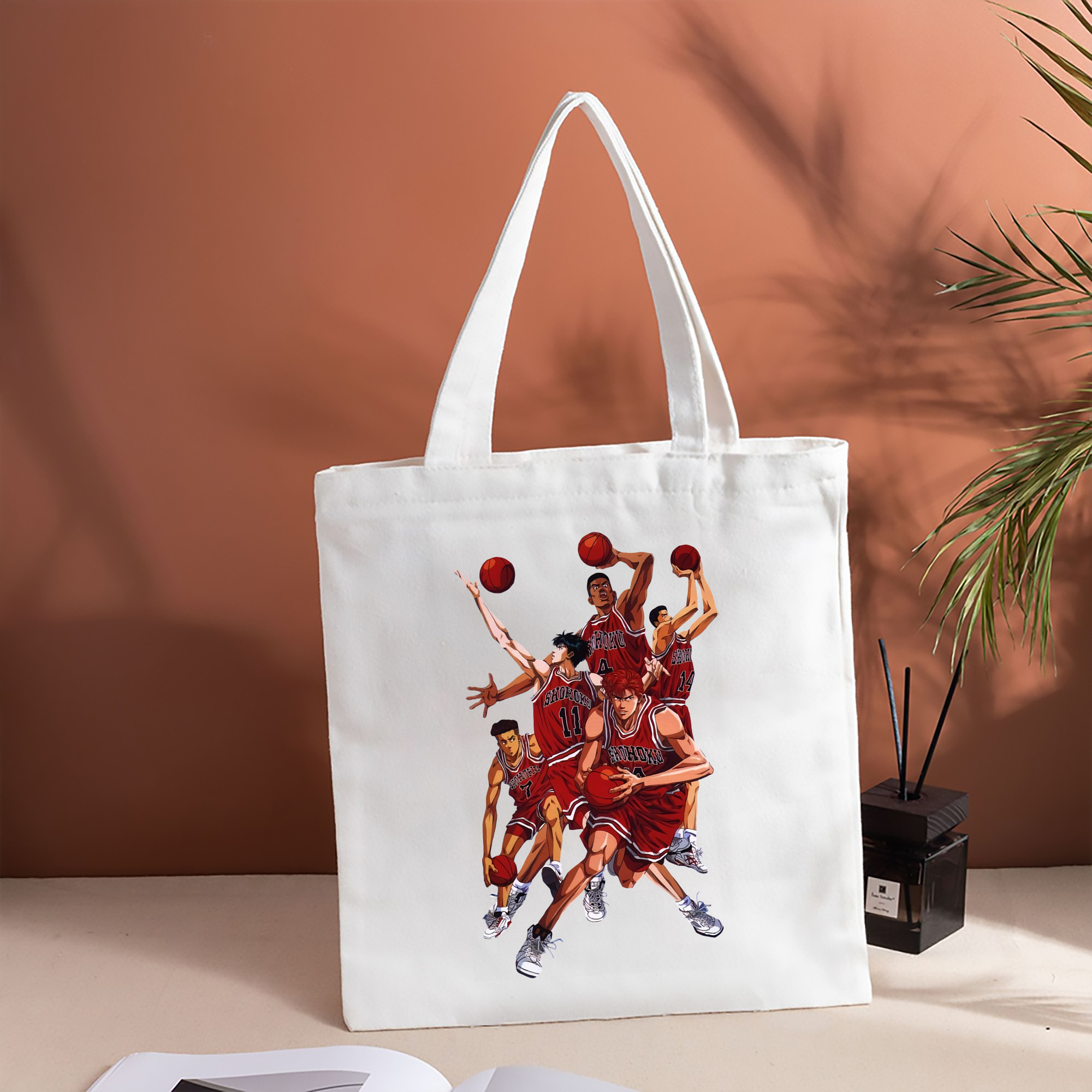 SLAM DUNK／スラムダンク 縦型キャンバス生地手提げバッグ　トートバッグ