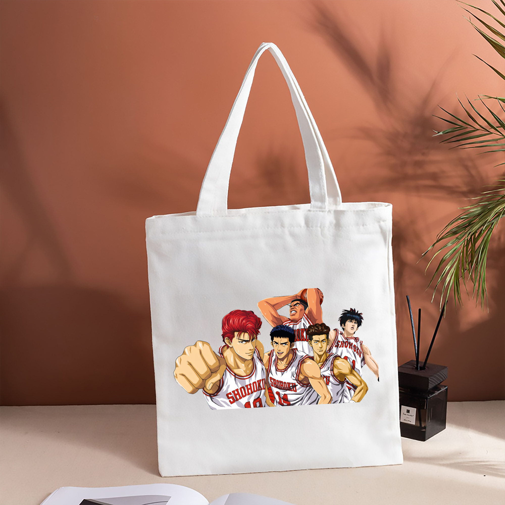 SLAM DUNK／スラムダンク 縦型キャンバス生地手提げバッグ　トートバッグ