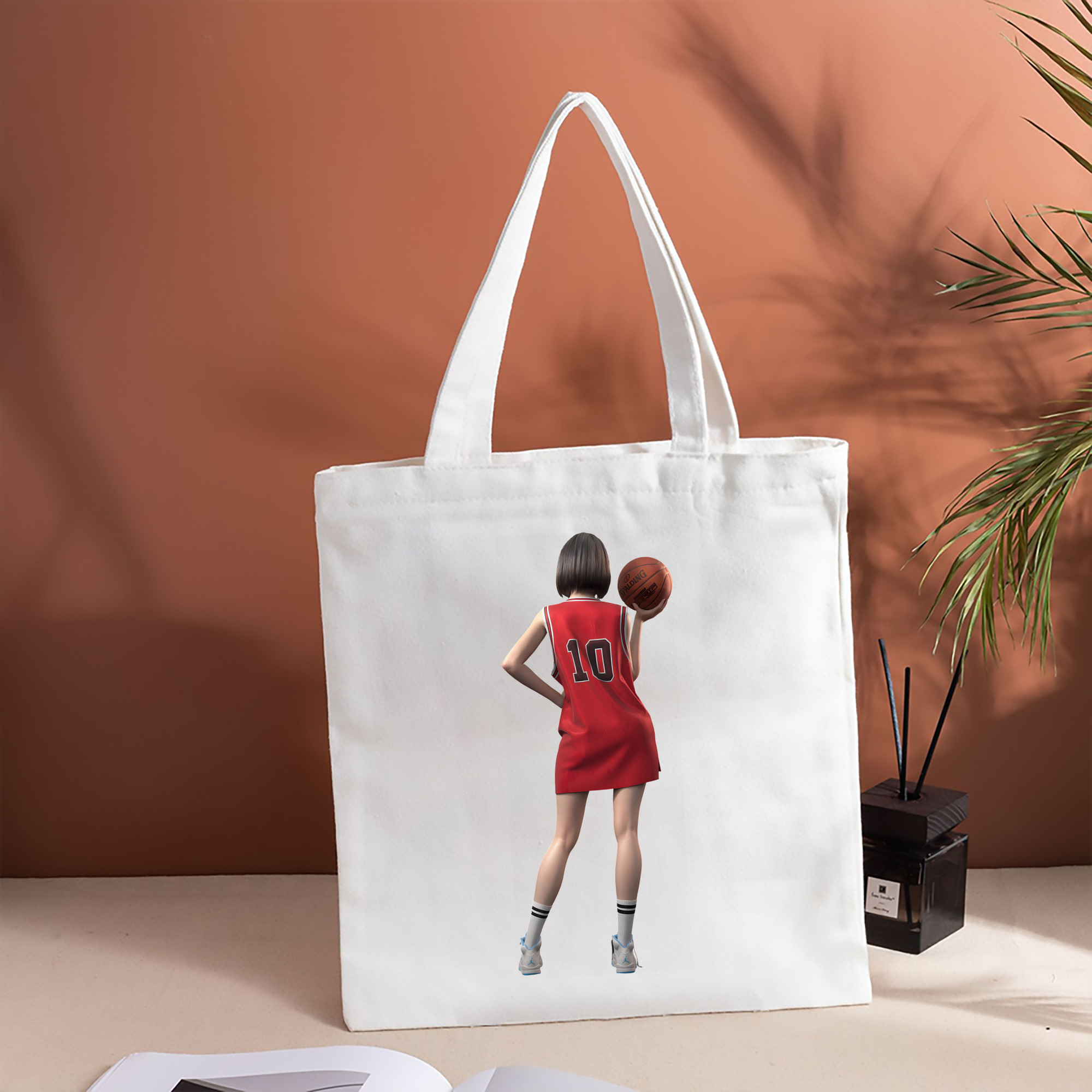 SLAM DUNK／スラムダンク 縦型キャンバス生地手提げバッグ　トートバッグ