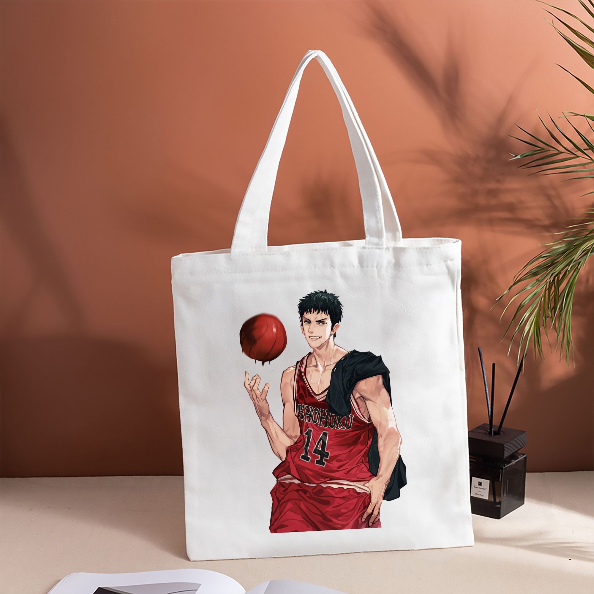 SLAM DUNK／スラムダンク 縦型キャンバス生地手提げバッグ　トートバッグ