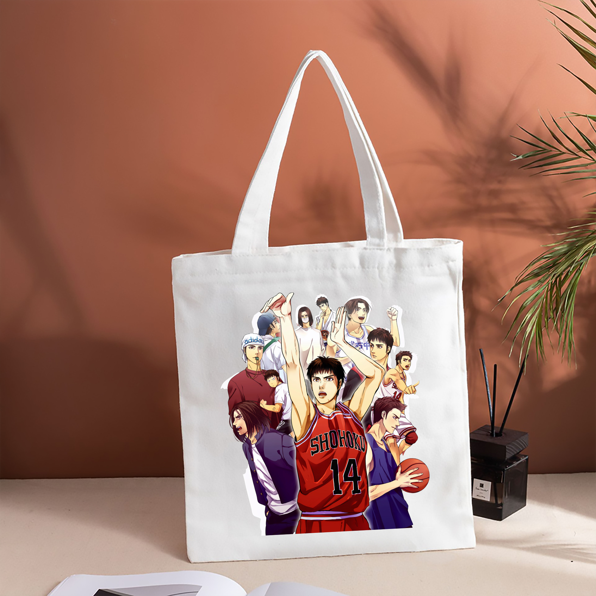 SLAM DUNK／スラムダンク 縦型キャンバス生地手提げバッグ　トートバッグ