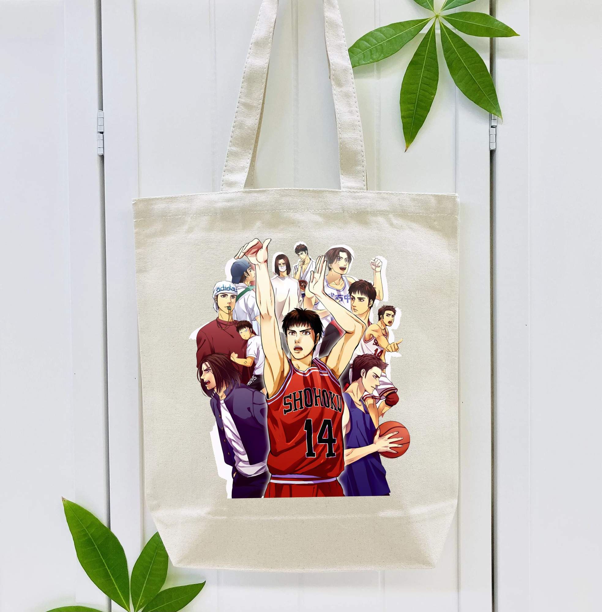 SLAM DUNK／スラムダンク 縦型キャンバス生地手提げバッグ　トートバッグ