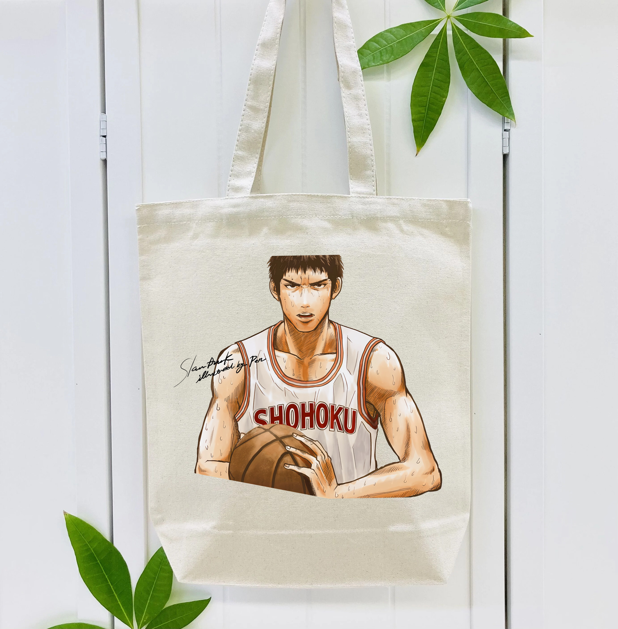 SLAM DUNK／スラムダンク 縦型キャンバス生地手提げバッグ　トートバッグ