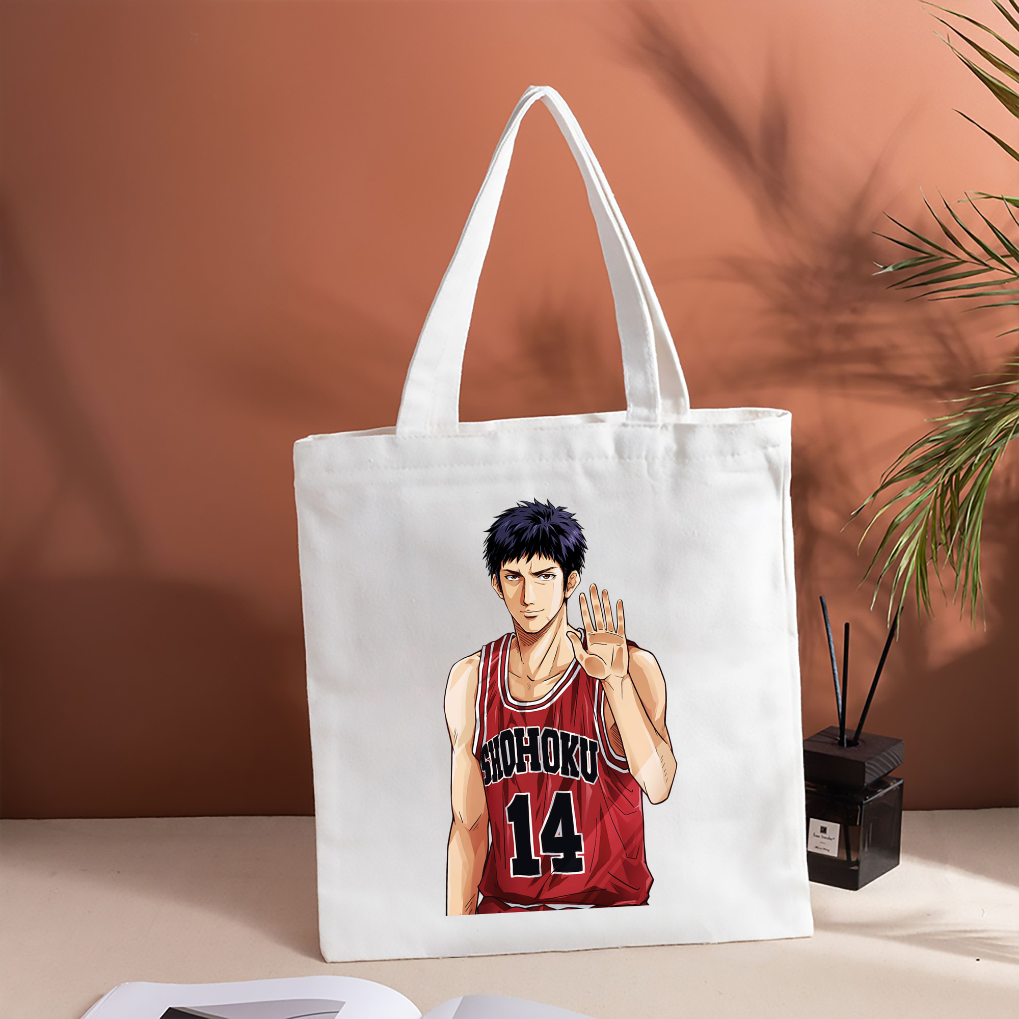 SLAM DUNK／スラムダンク 縦型キャンバス生地手提げバッグ　トートバッグ