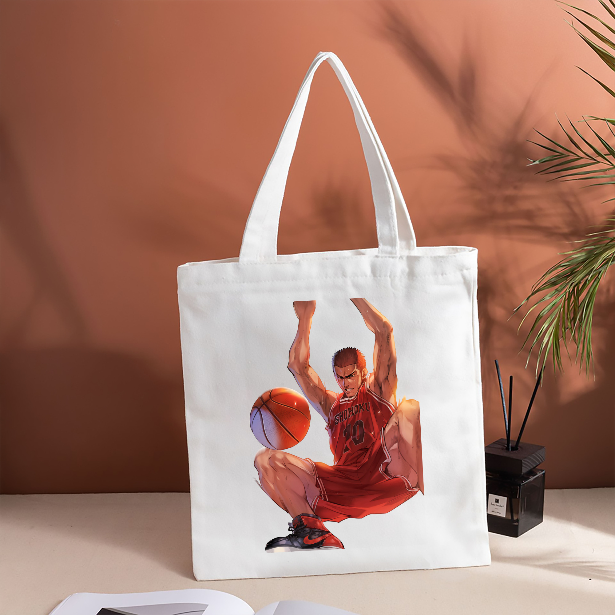 SLAM DUNK／スラムダンク 縦型キャンバス生地手提げバッグ　トートバッグ