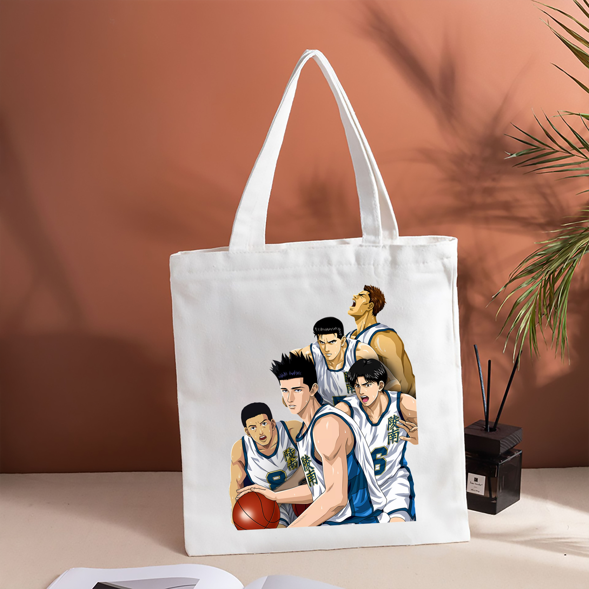 SLAM DUNK／スラムダンク 縦型キャンバス生地手提げバッグ　トートバッグ