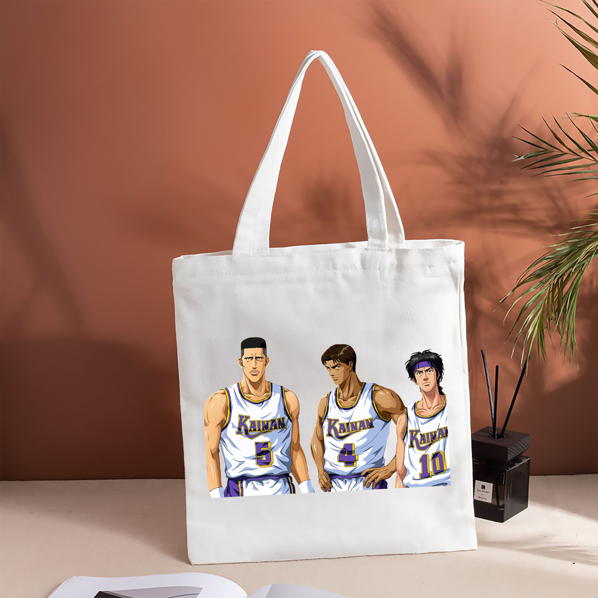 SLAM DUNK／スラムダンク 縦型キャンバス生地手提げバッグ　トートバッグ
