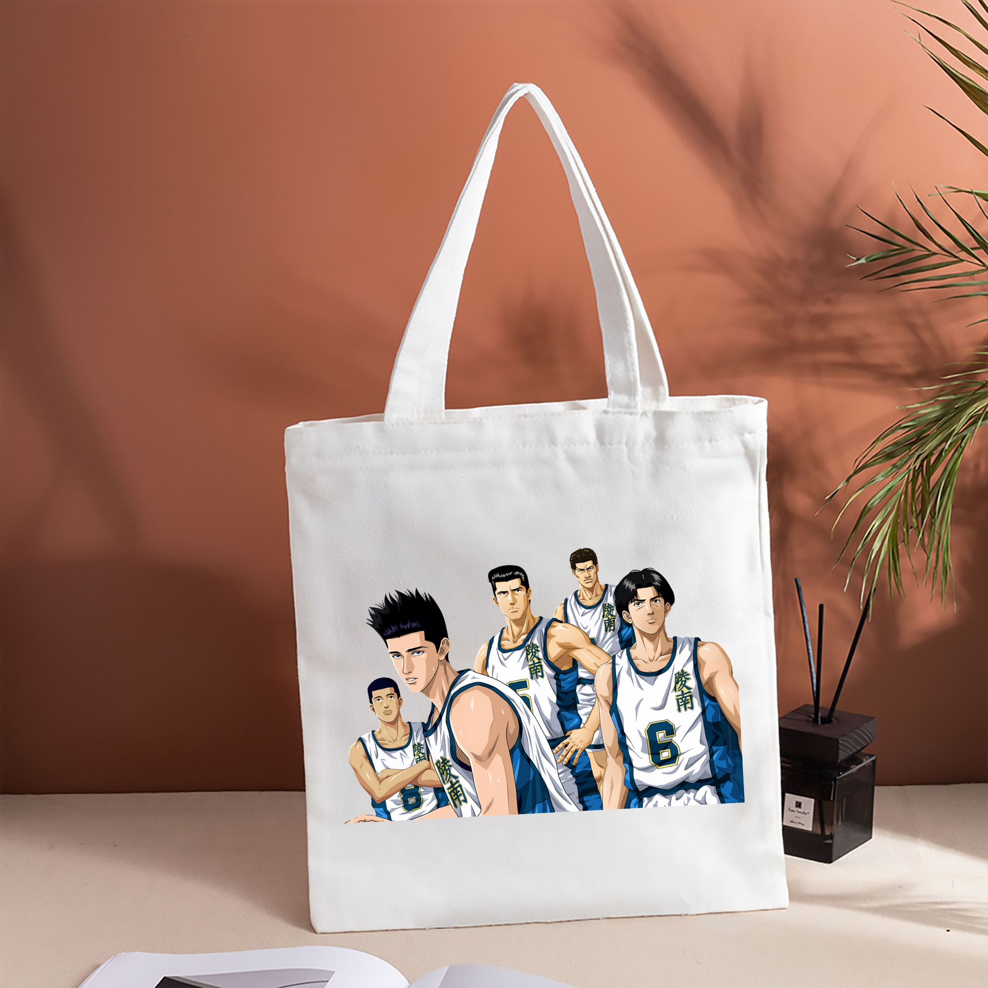 SLAM DUNK／スラムダンク 縦型キャンバス生地手提げバッグ　トートバッグ