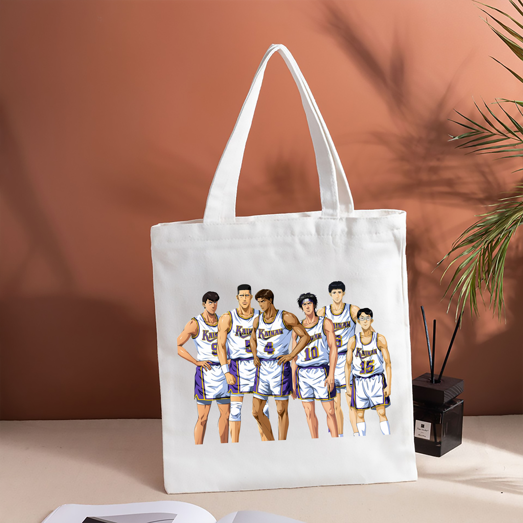 SLAM DUNK／スラムダンク 縦型キャンバス生地手提げバッグ　トートバッグ