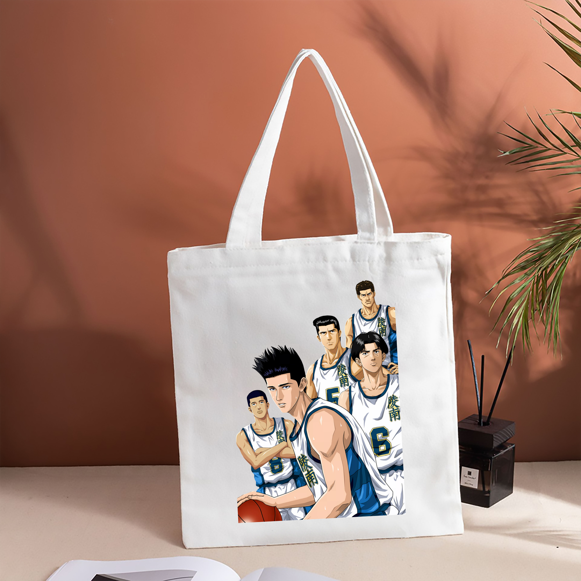 SLAM DUNK／スラムダンク 縦型キャンバス生地手提げバッグ　トートバッグ