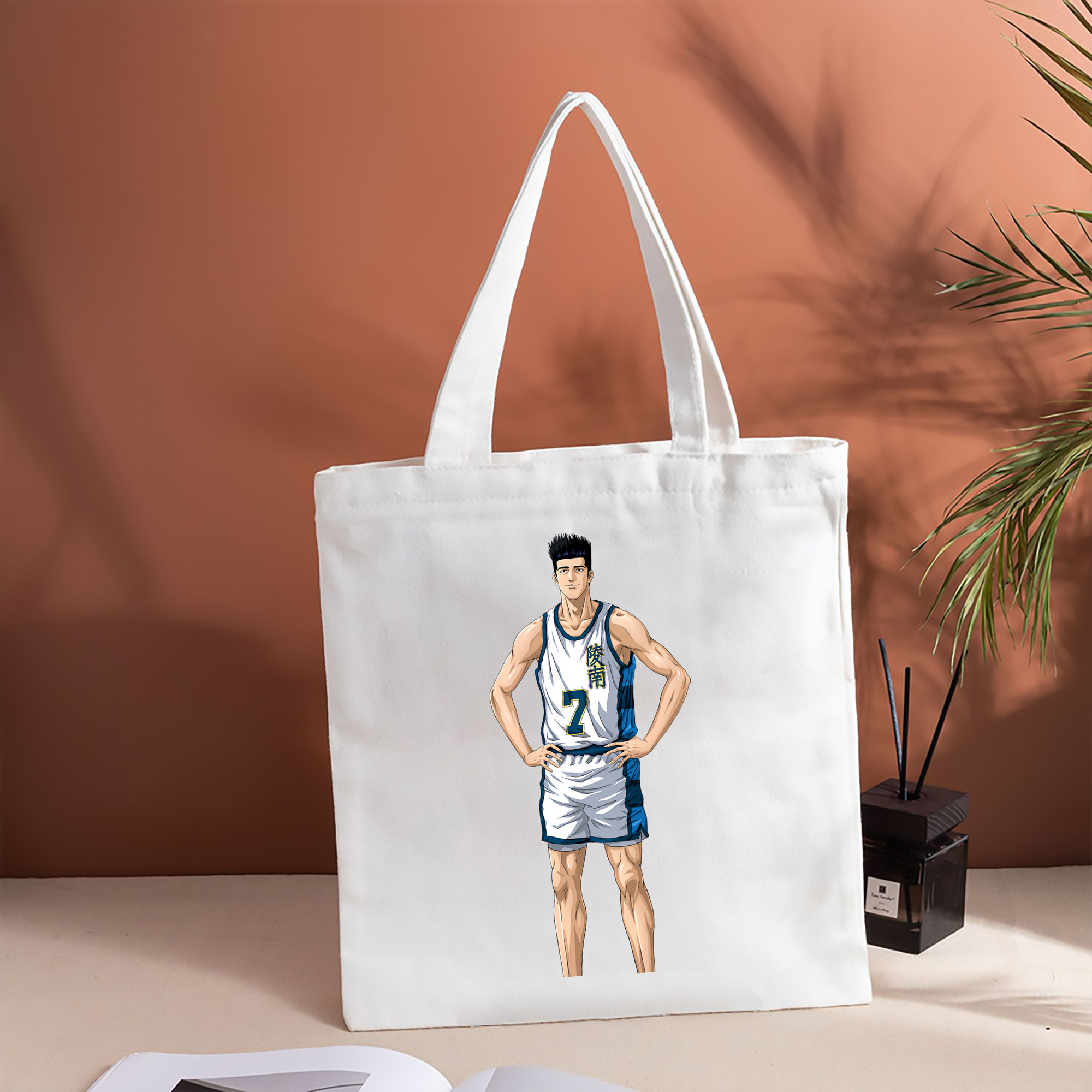 SLAM DUNK／スラムダンク 縦型キャンバス生地手提げバッグ　トートバッグ