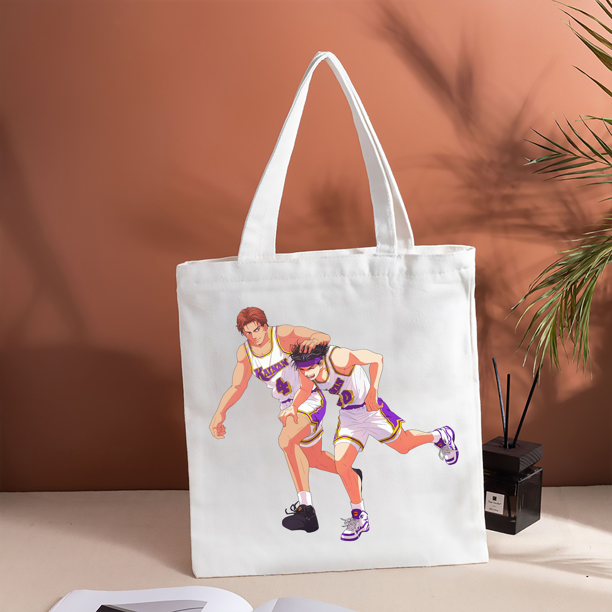 SLAM DUNK／スラムダンク 縦型キャンバス生地手提げバッグ　トートバッグ