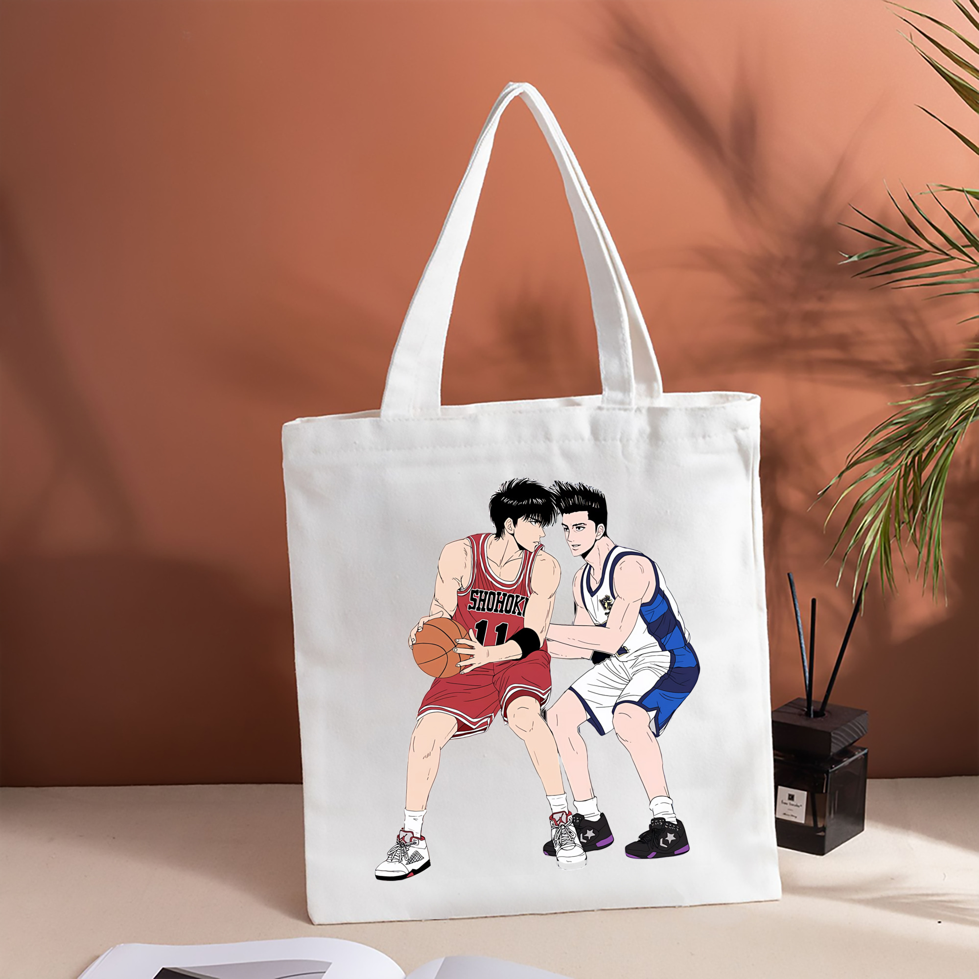 SLAM DUNK／スラムダンク 縦型キャンバス生地手提げバッグ　トートバッグ