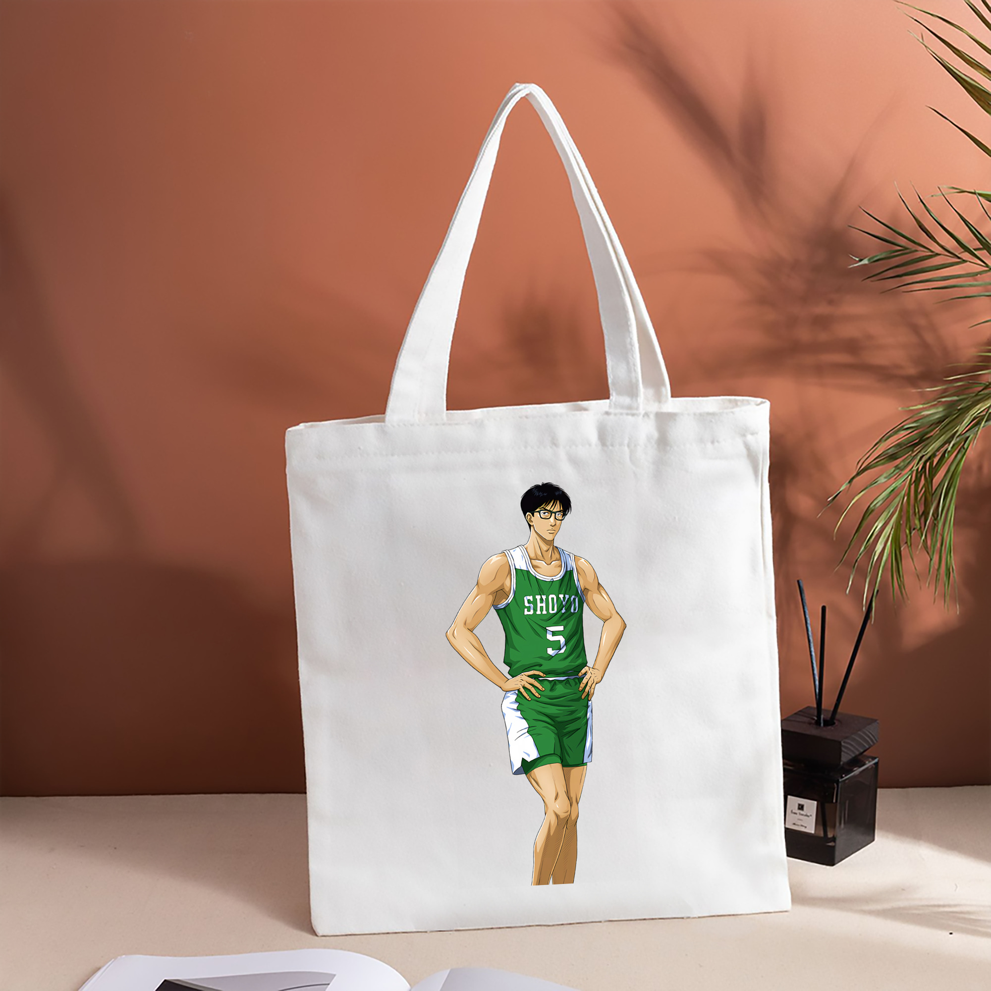 SLAM DUNK／スラムダンク 縦型キャンバス生地手提げバッグ　トートバッグ