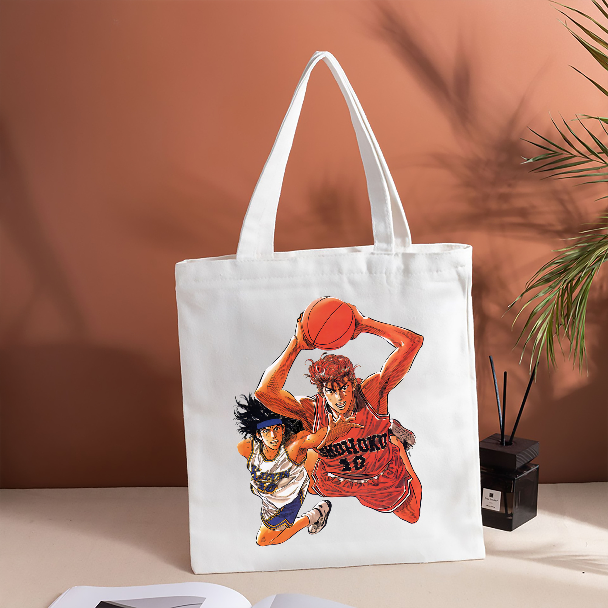 SLAM DUNK／スラムダンク 縦型キャンバス生地手提げバッグ　トートバッグ