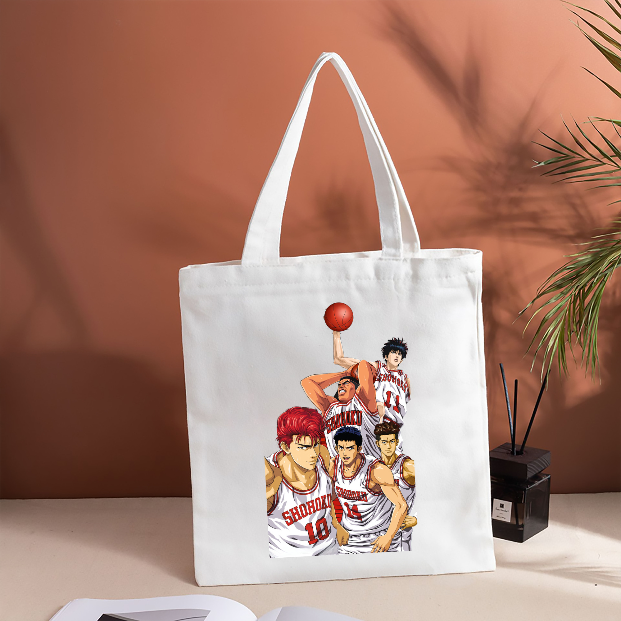 SLAM DUNK／スラムダンク 縦型キャンバス生地手提げバッグ　トートバッグ