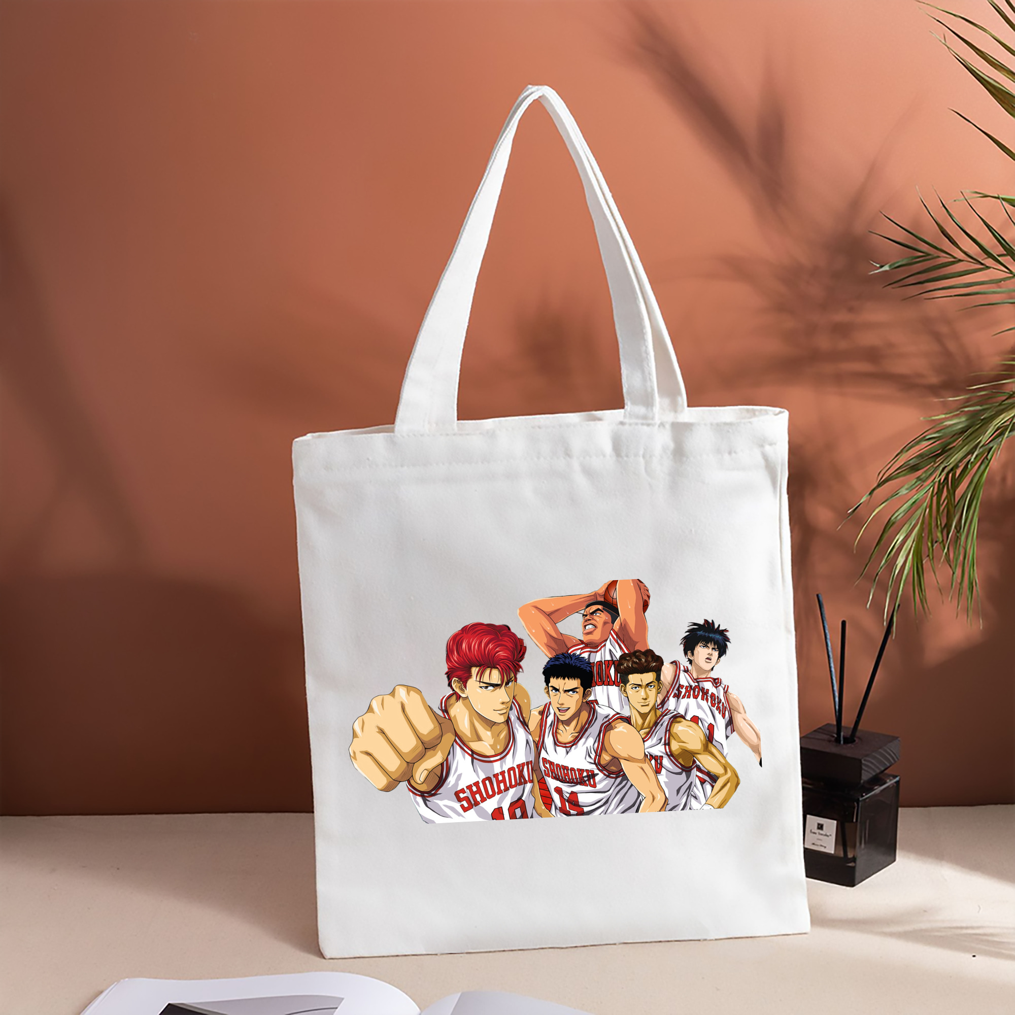 SLAM DUNK／スラムダンク 縦型キャンバス生地手提げバッグ　トートバッグ