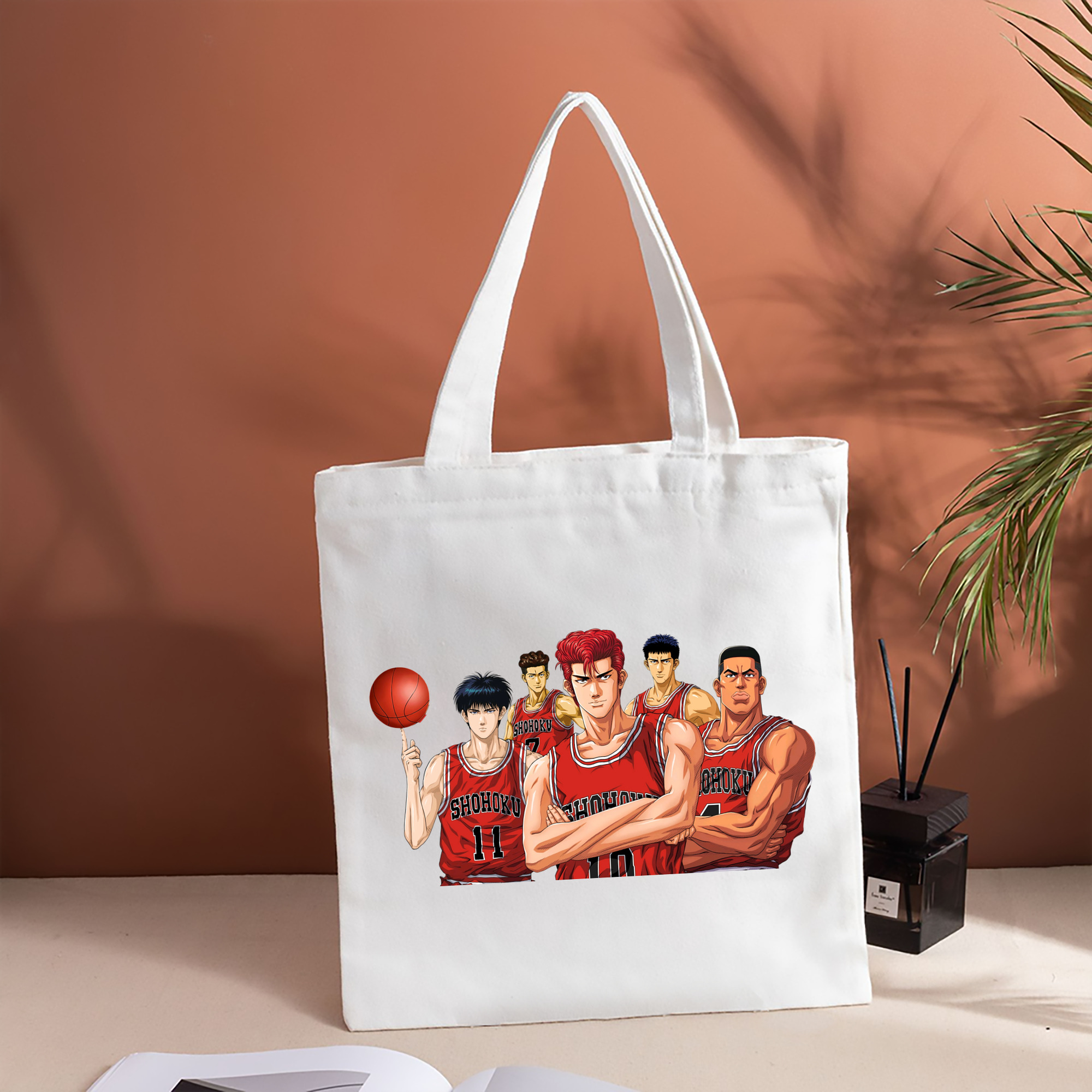 SLAM DUNK／スラムダンク 縦型キャンバス生地手提げバッグ　トートバッグ