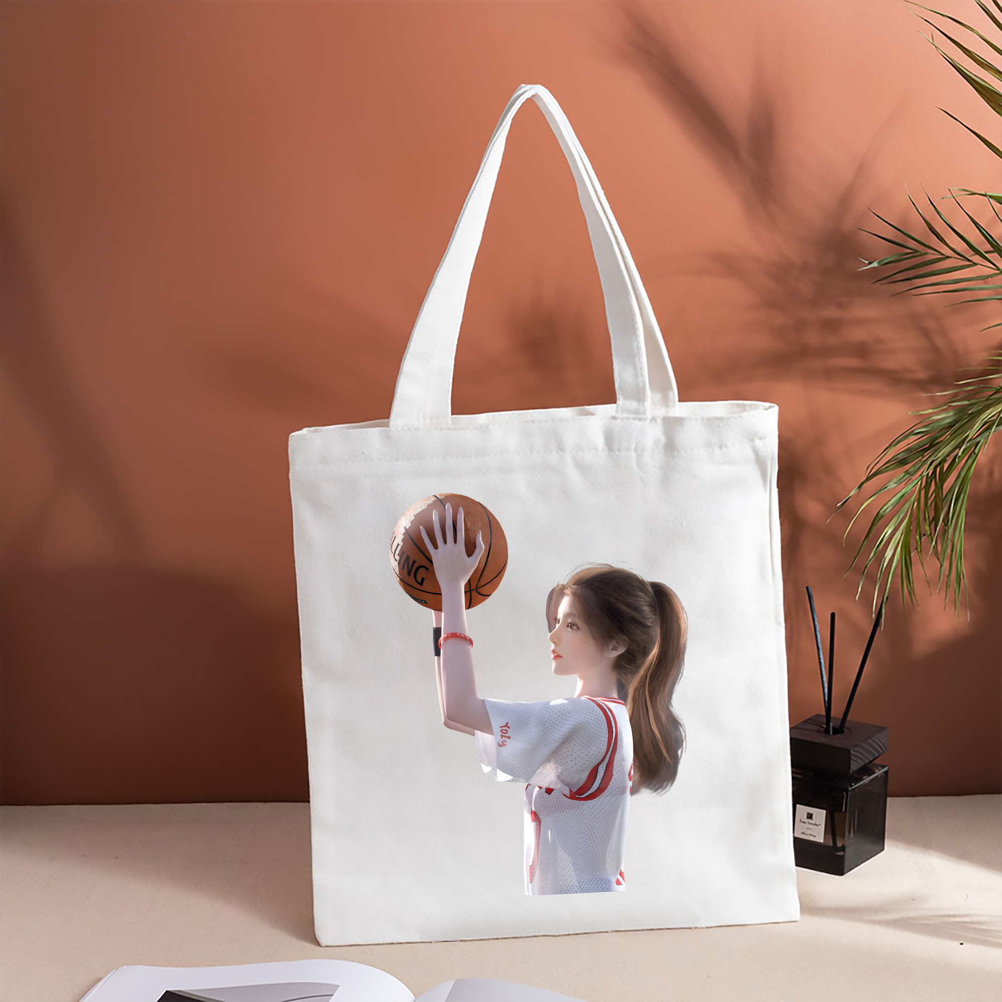 SLAM DUNK／スラムダンク 縦型キャンバス生地手提げバッグ　トートバッグ