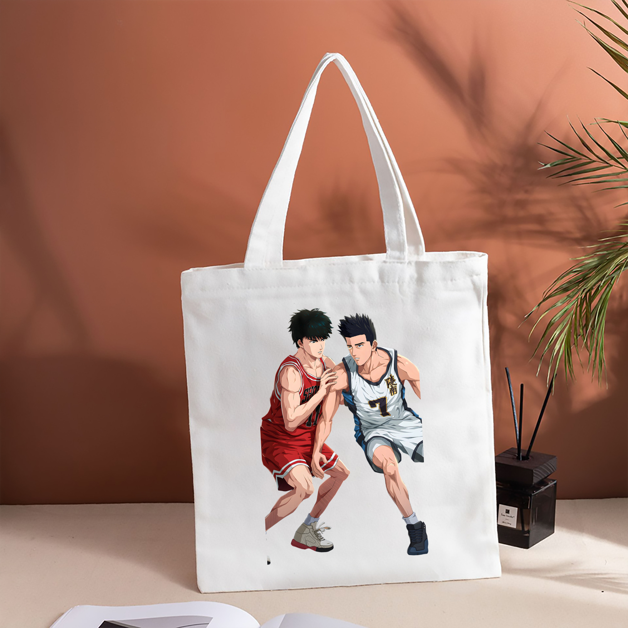 SLAM DUNK／スラムダンク 縦型キャンバス生地手提げバッグ　トートバッグ