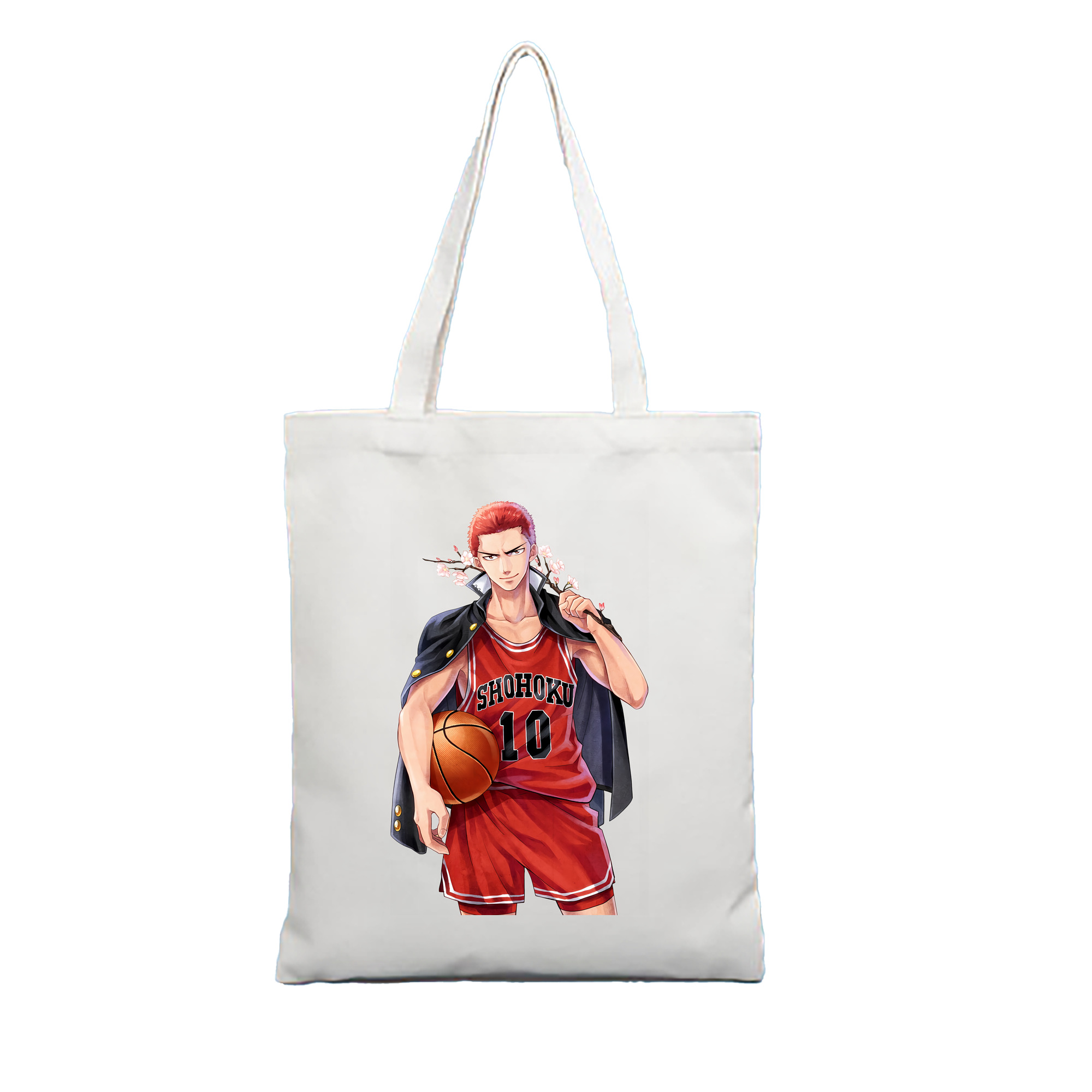 （画像用） SLAM DUNK／スラムダンク 縦型キャンバス生地手提げバッグ　トートバッグ
