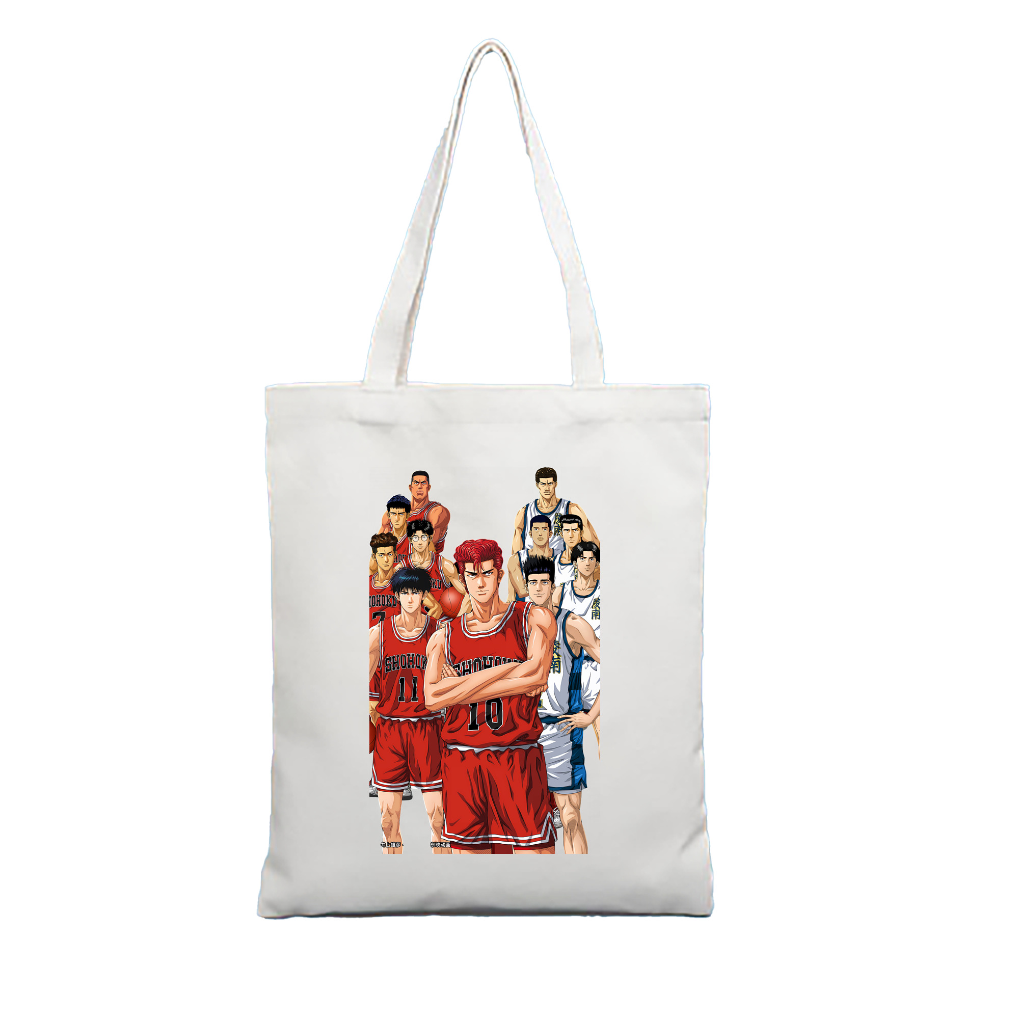 （画像用） SLAM DUNK／スラムダンク 縦型キャンバス生地手提げバッグ　トートバッグ