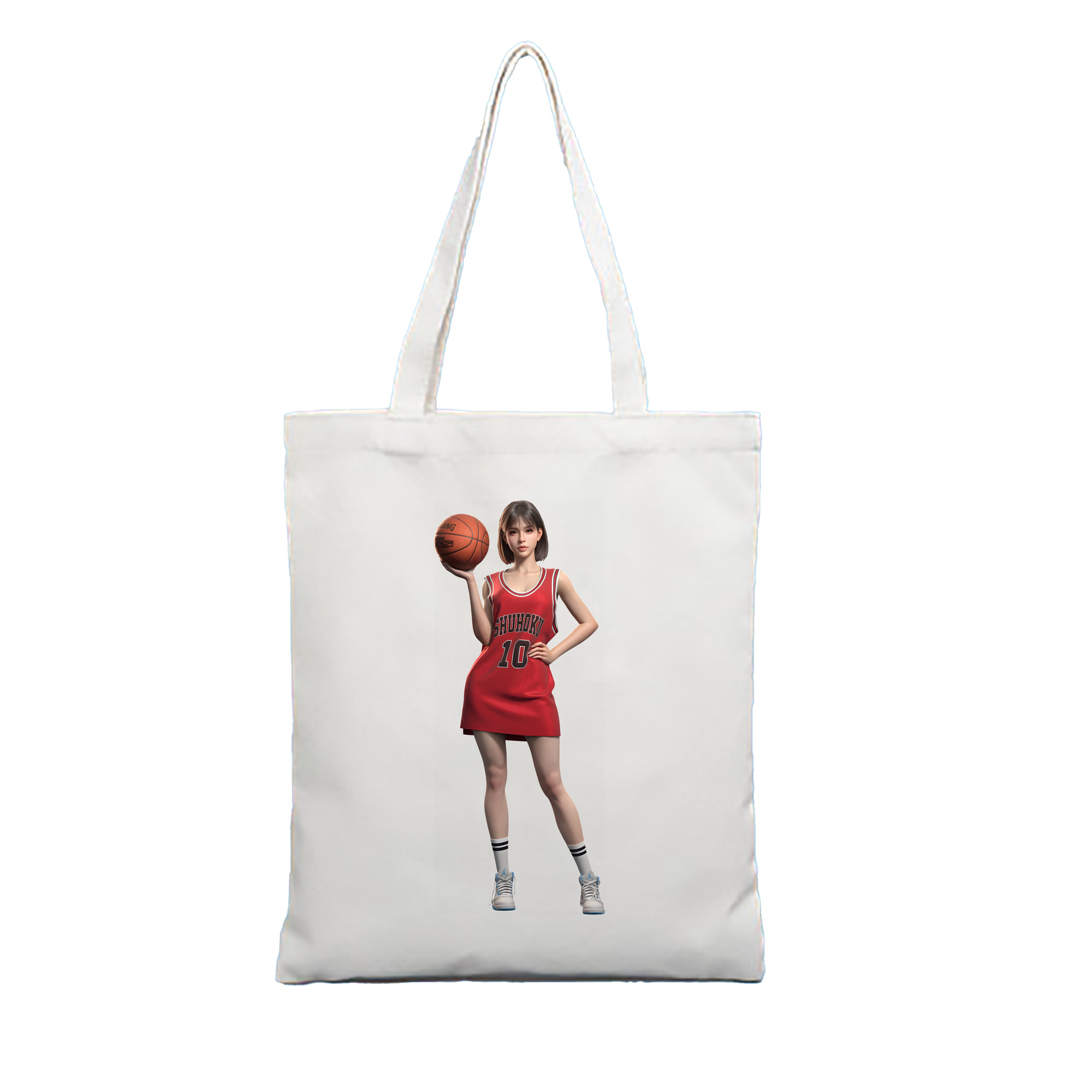 （画像用） SLAM DUNK／スラムダンク 縦型キャンバス生地手提げバッグ　トートバッグ