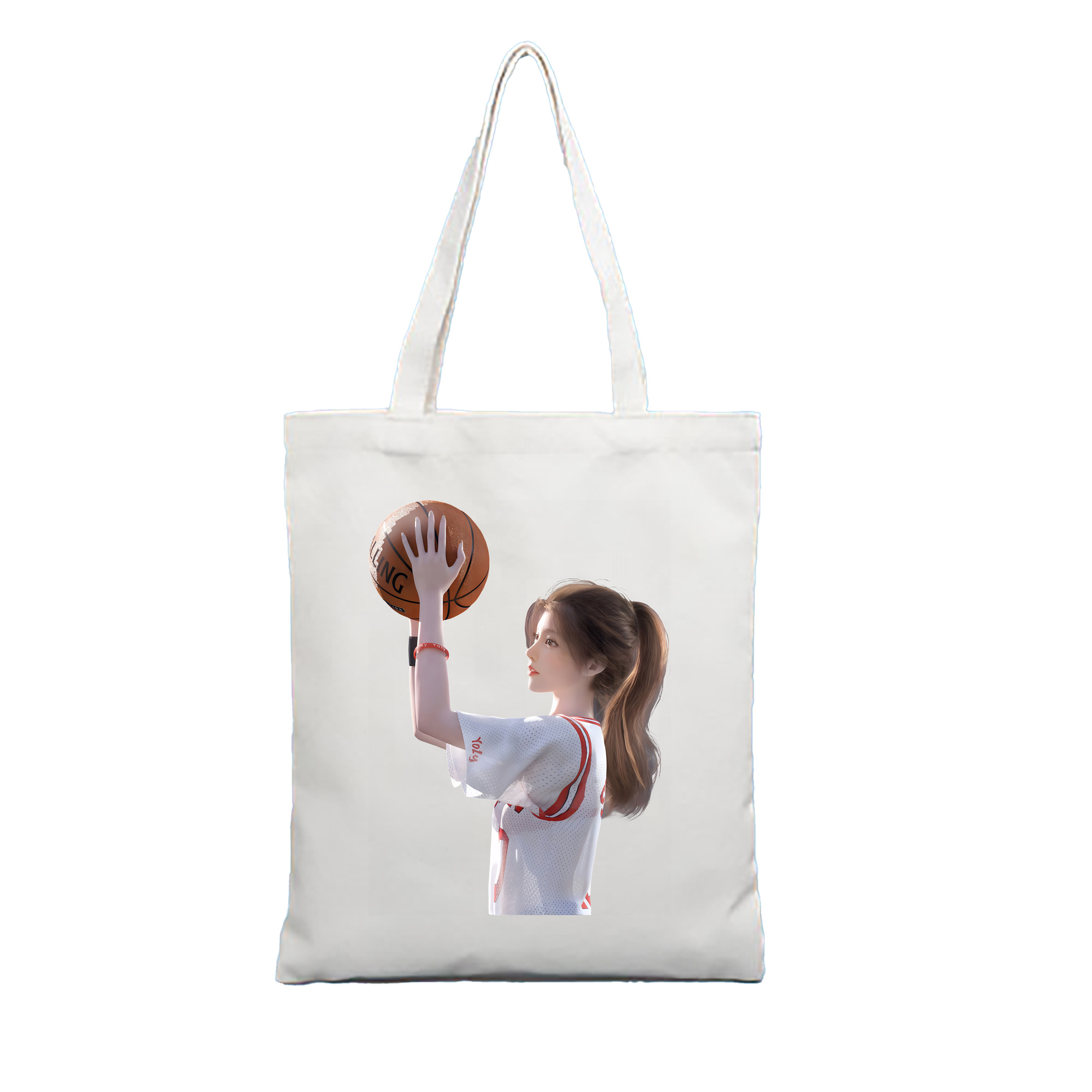 （画像用） SLAM DUNK／スラムダンク 縦型キャンバス生地手提げバッグ　トートバッグ