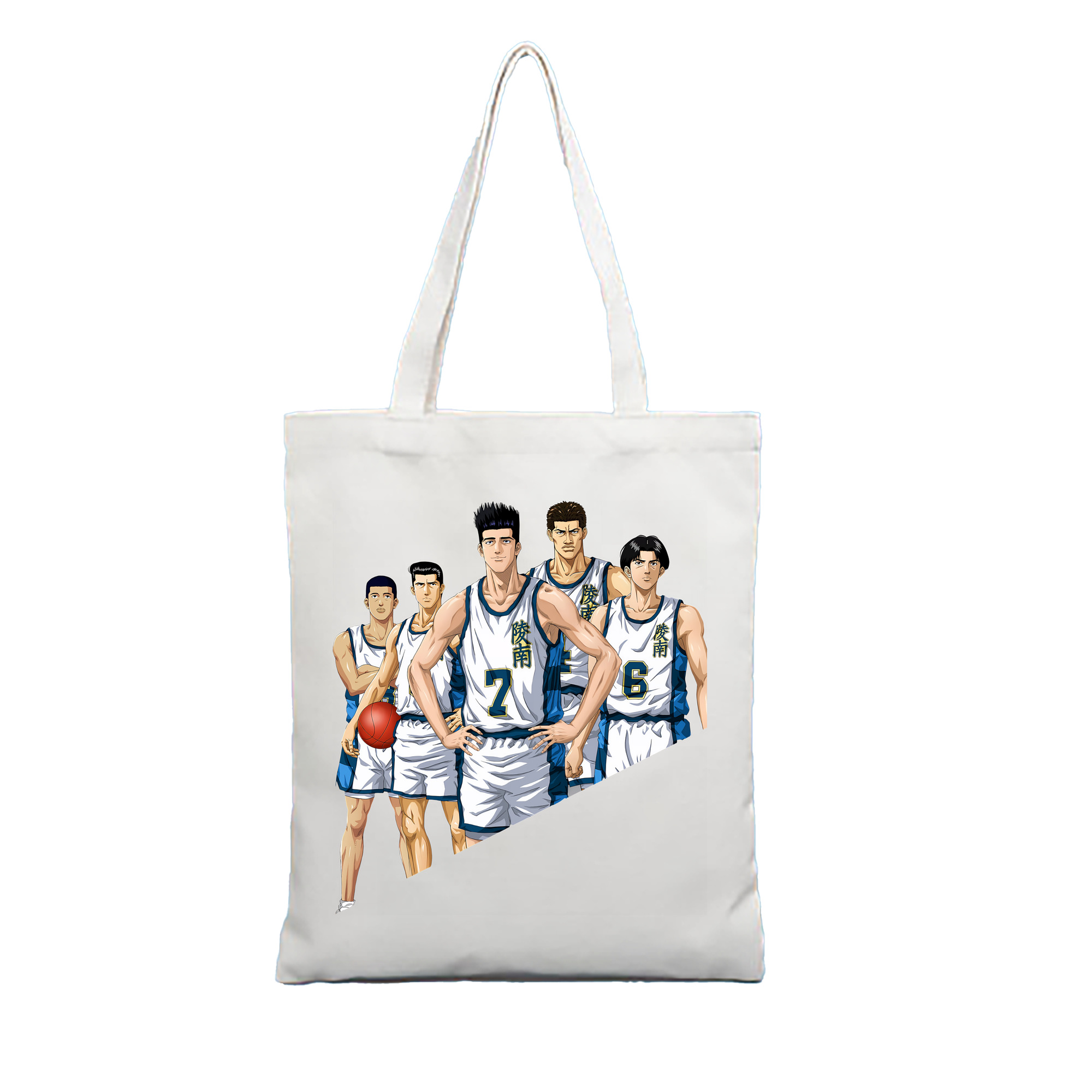 （画像用） SLAM DUNK／スラムダンク 縦型キャンバス生地手提げバッグ　トートバッグ