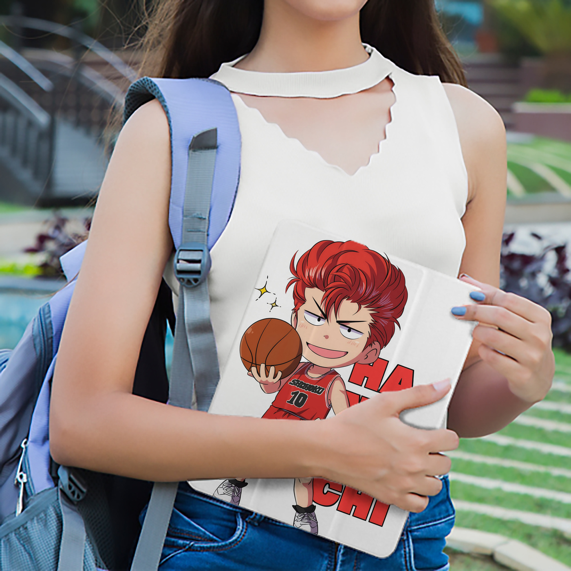 SLAM DUNK／スラムダンク IPad ケース ペン収納付き 三つ折りスタンド PUレザー×シリコン 対応機種9.5/10.5/10.9インチ