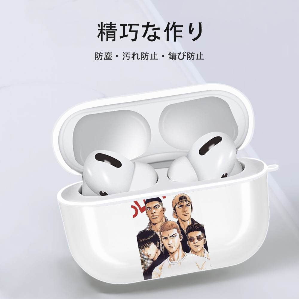 SLAM DUNK／スラムダンク 【AirPods Pro用】ハードシェル保護ケース 耐衝撃・防指紋・カラビナ付き商品仕様