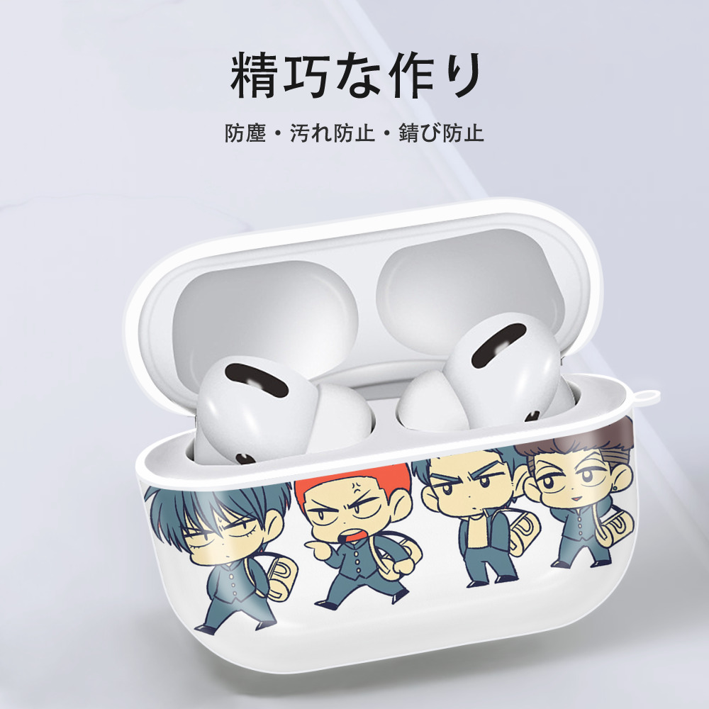 SLAM DUNK／スラムダンク 【AirPods Pro用】ハードシェル保護ケース 耐衝撃・防指紋・カラビナ付き商品仕様
