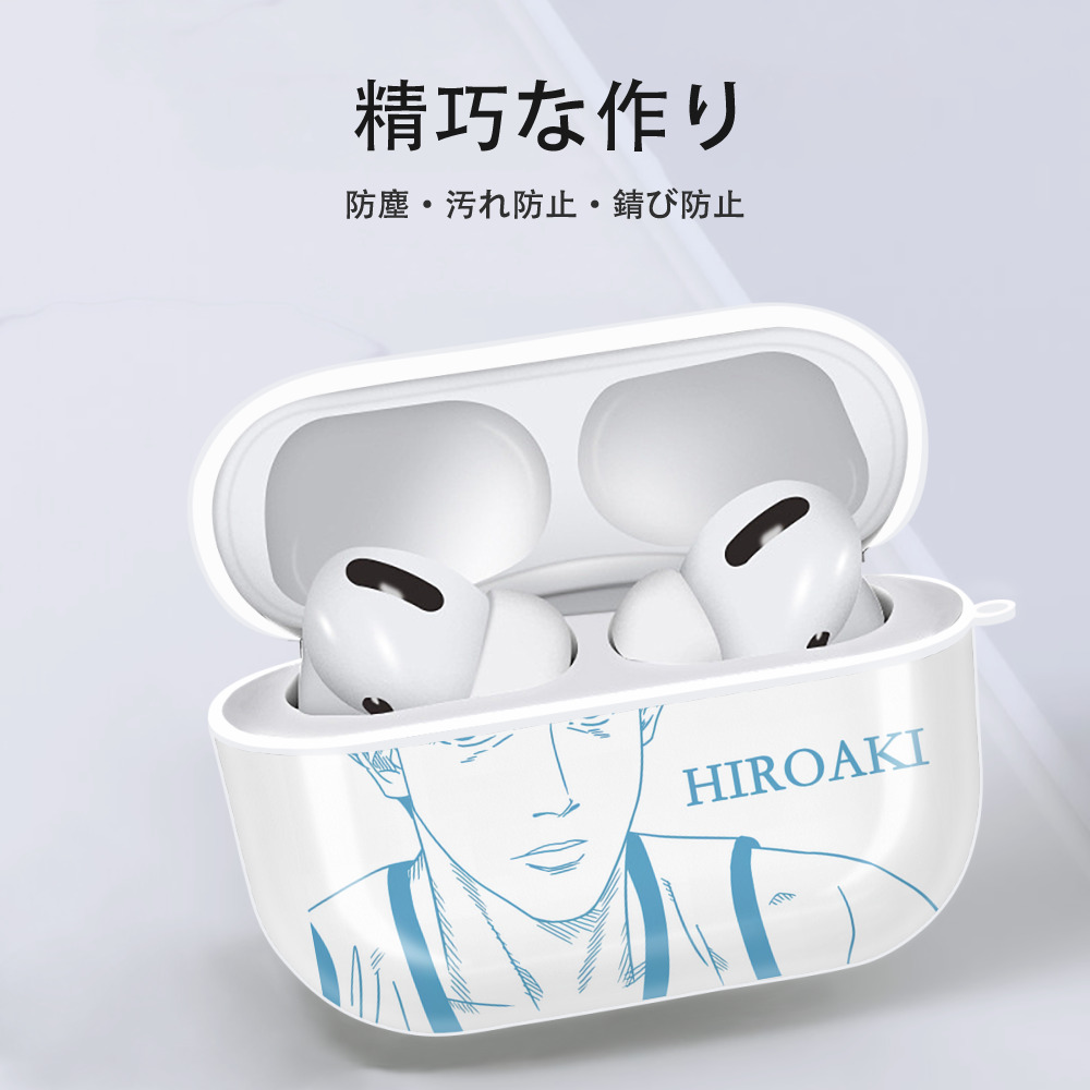 SLAM DUNK／スラムダンク 【AirPods Pro用】ハードシェル保護ケース 耐衝撃・防指紋・カラビナ付き商品仕様