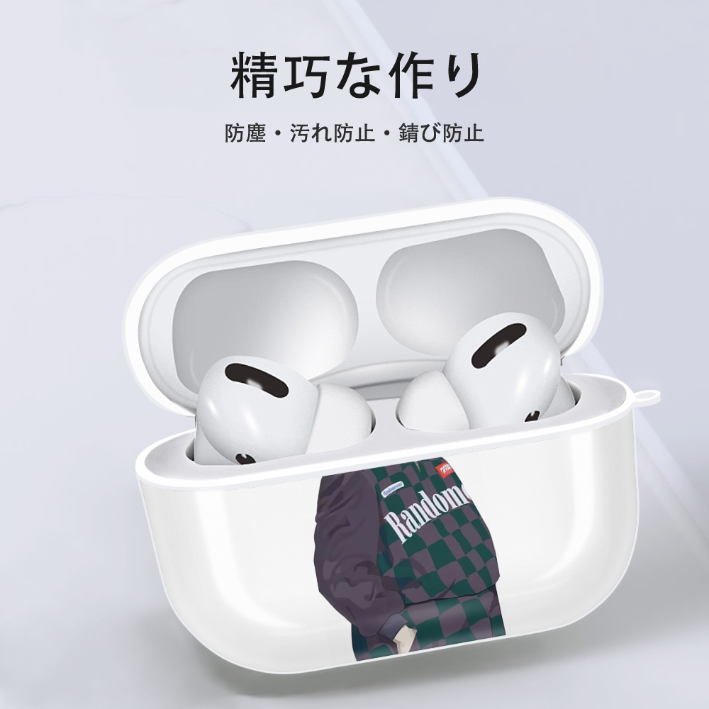 SLAM DUNK／スラムダンク 【AirPods Pro用】ハードシェル保護ケース 耐衝撃・防指紋・カラビナ付き商品仕様