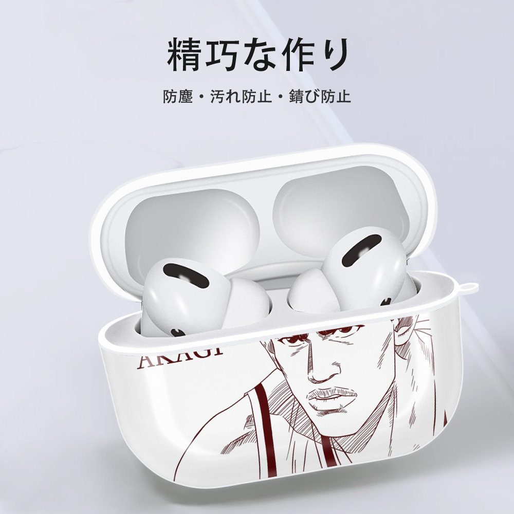 SLAM DUNK／スラムダンク 【AirPods Pro用】ハードシェル保護ケース 耐衝撃・防指紋・カラビナ付き商品仕様