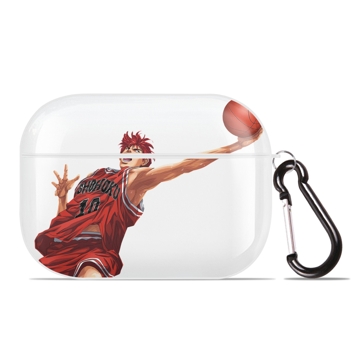 （画像用） SLAM DUNK／スラムダンク 【AirPods Pro用】ハードシェル保護ケース 耐衝撃・防指紋・カラビナ付き商品仕様