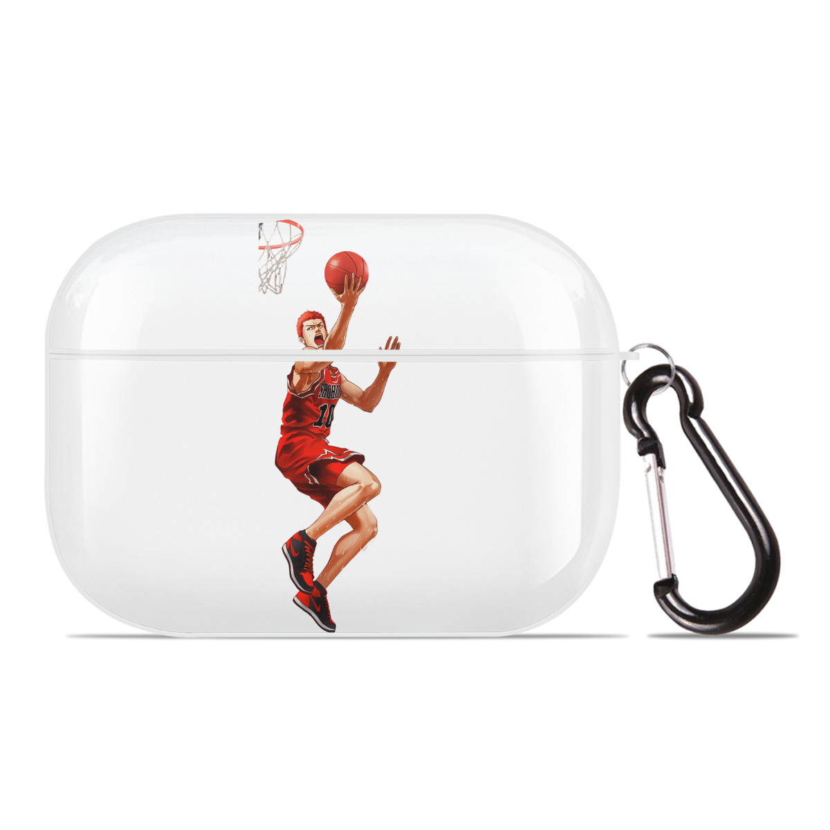 （画像用） SLAM DUNK／スラムダンク 【AirPods Pro用】ハードシェル保護ケース 耐衝撃・防指紋・カラビナ付き商品仕様