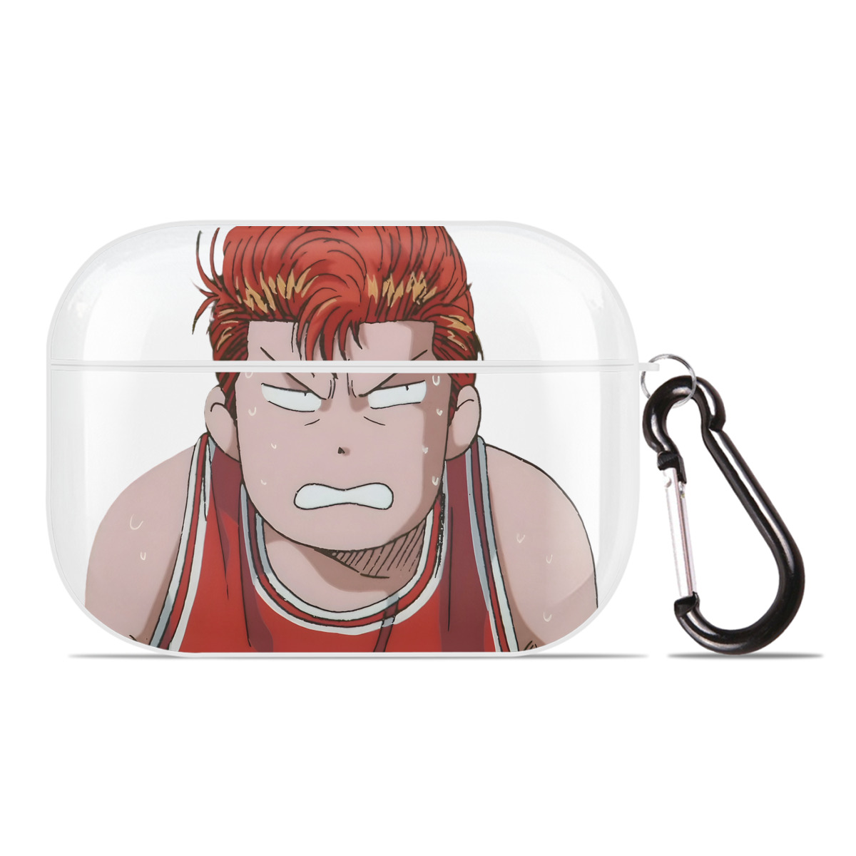 （画像用） SLAM DUNK／スラムダンク 【AirPods Pro用】ハードシェル保護ケース 耐衝撃・防指紋・カラビナ付き商品仕様