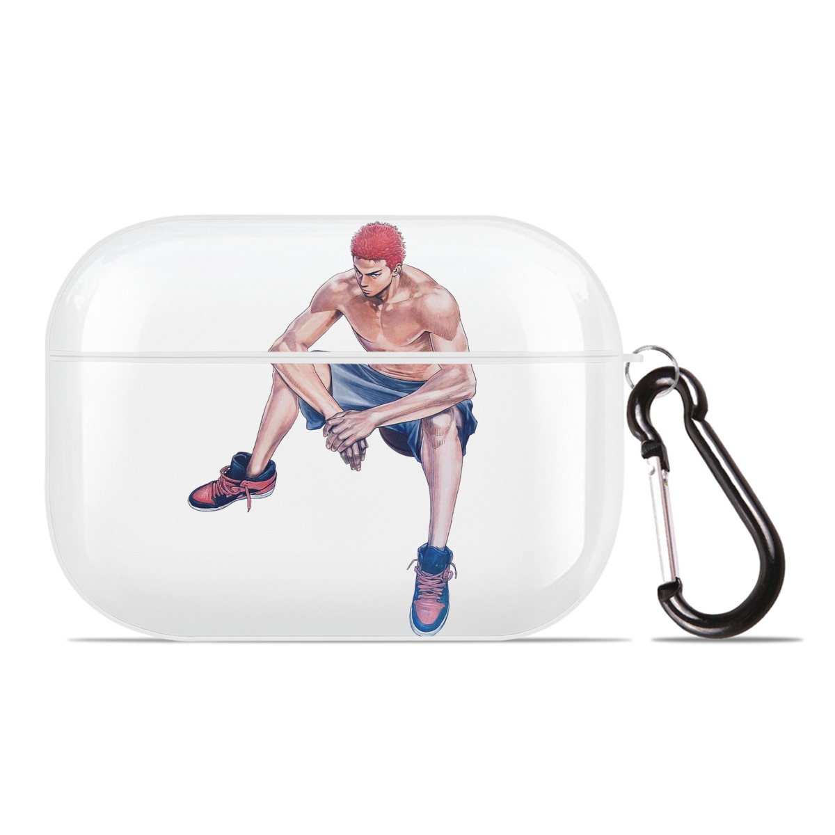 （画像用） SLAM DUNK／スラムダンク 【AirPods Pro用】ハードシェル保護ケース 耐衝撃・防指紋・カラビナ付き商品仕様