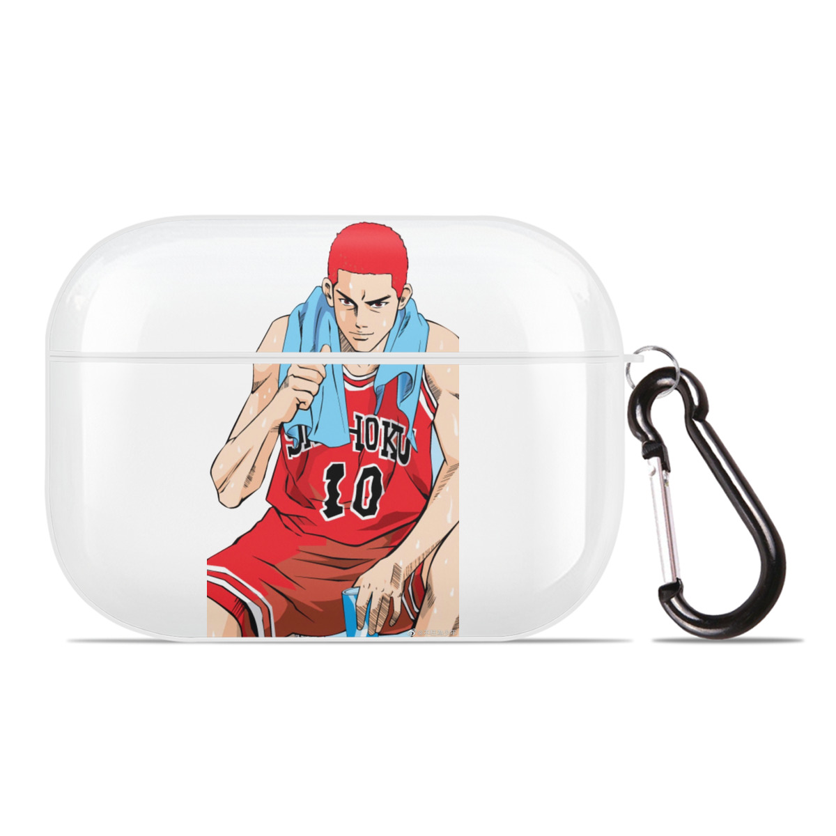（画像用） SLAM DUNK／スラムダンク 【AirPods Pro用】ハードシェル保護ケース 耐衝撃・防指紋・カラビナ付き商品仕様