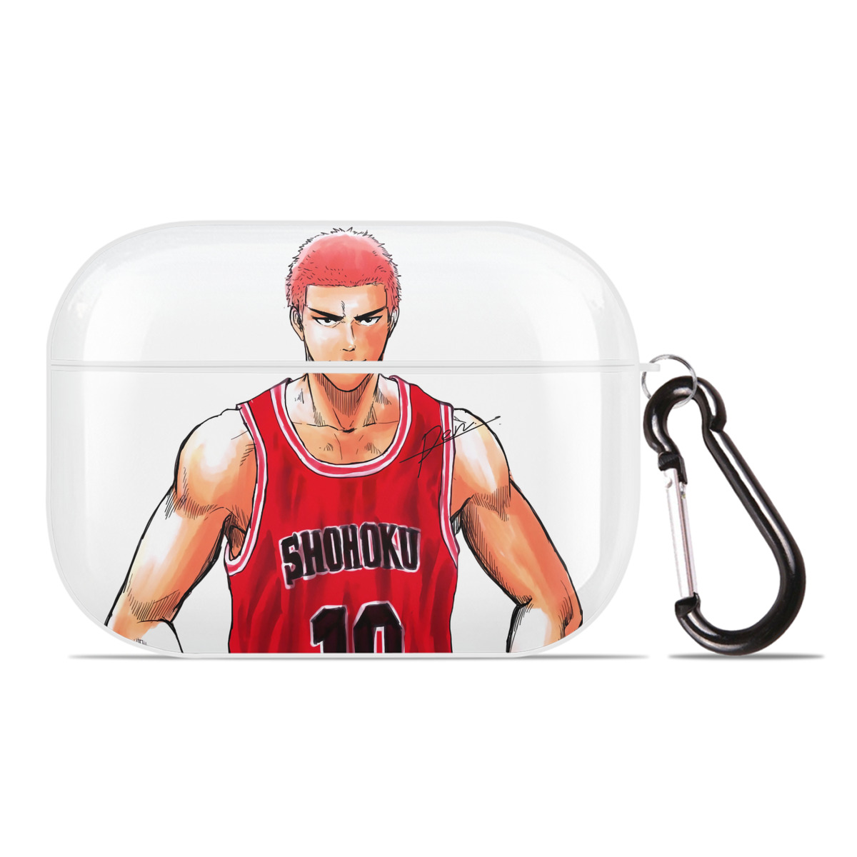 （画像用） SLAM DUNK／スラムダンク 【AirPods Pro用】ハードシェル保護ケース 耐衝撃・防指紋・カラビナ付き商品仕様