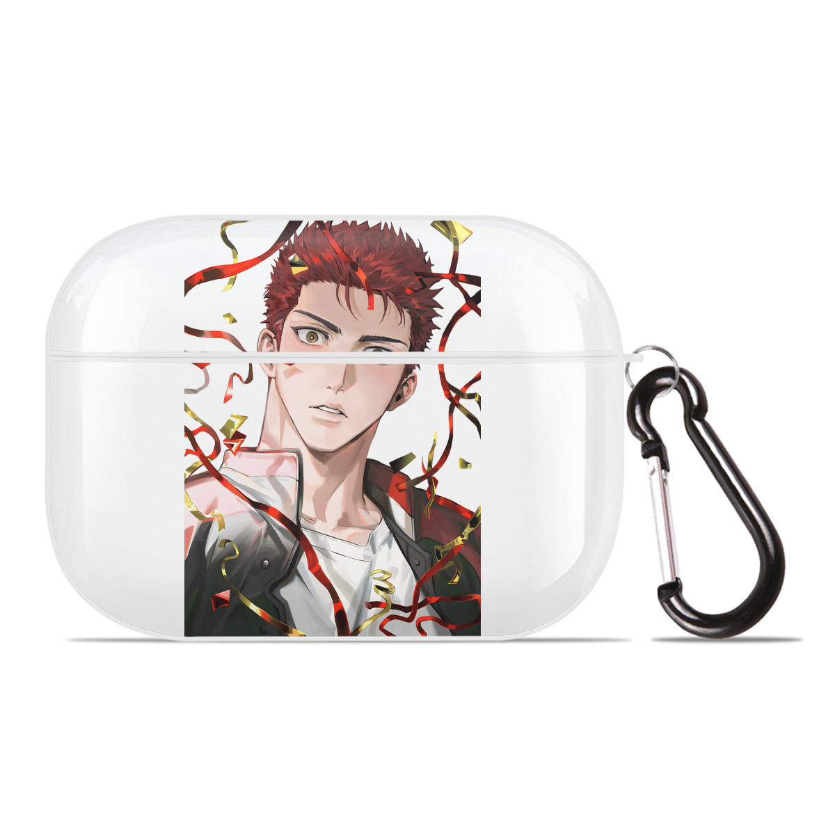 （画像用） SLAM DUNK／スラムダンク 【AirPods Pro用】ハードシェル保護ケース 耐衝撃・防指紋・カラビナ付き商品仕様