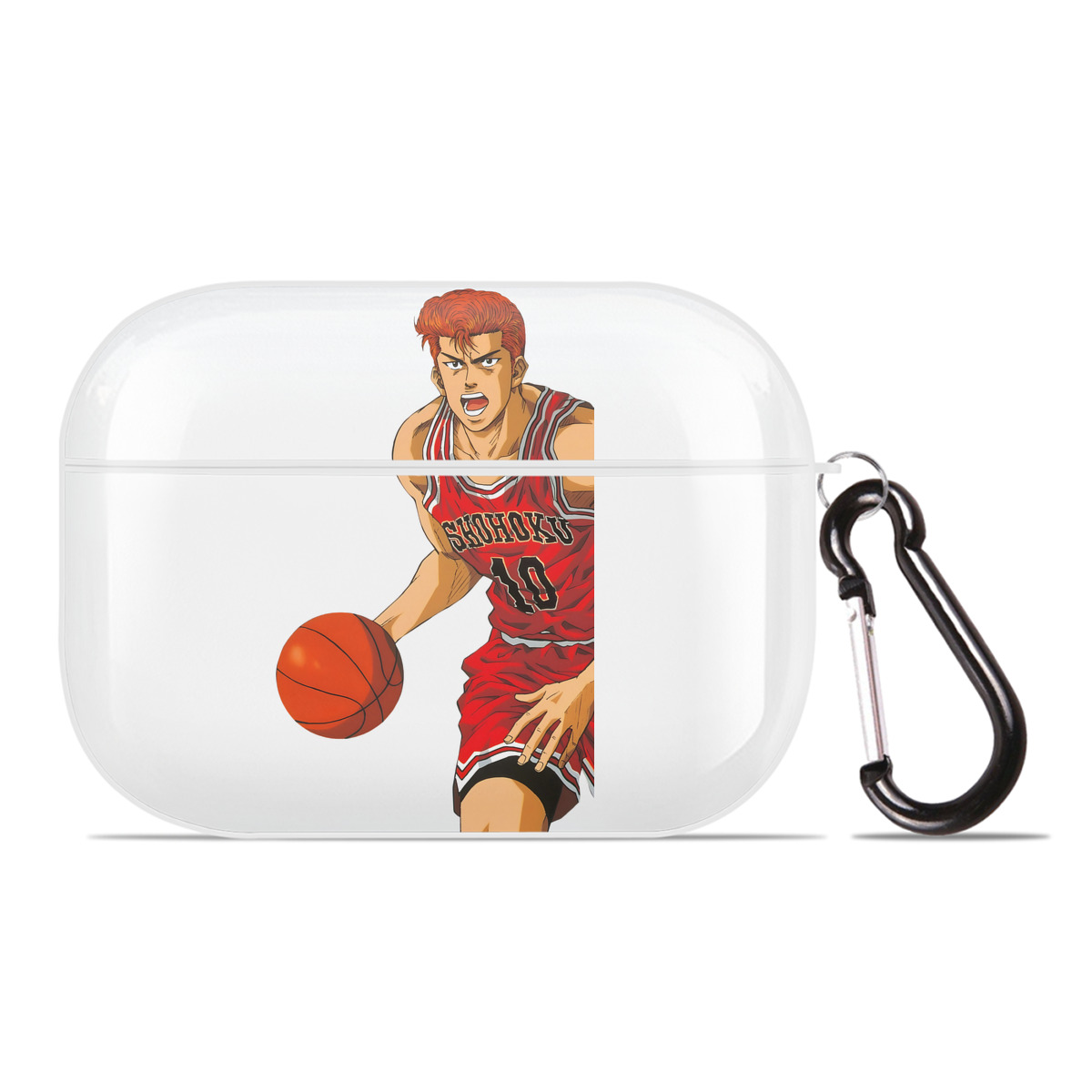 （画像用） SLAM DUNK／スラムダンク 【AirPods Pro用】ハードシェル保護ケース 耐衝撃・防指紋・カラビナ付き商品仕様