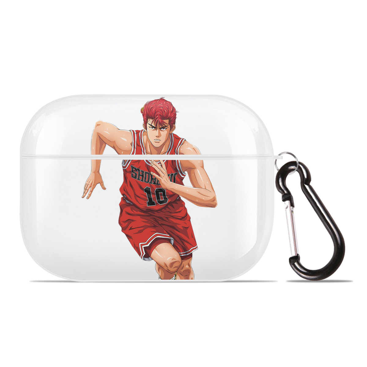 （画像用） SLAM DUNK／スラムダンク 【AirPods Pro用】ハードシェル保護ケース 耐衝撃・防指紋・カラビナ付き商品仕様