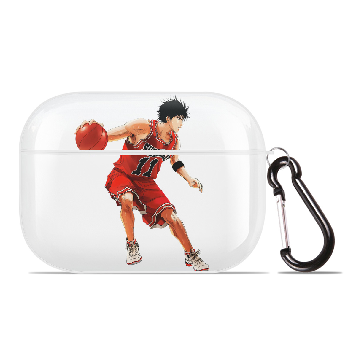 （画像用） SLAM DUNK／スラムダンク 【AirPods Pro用】ハードシェル保護ケース 耐衝撃・防指紋・カラビナ付き商品仕様