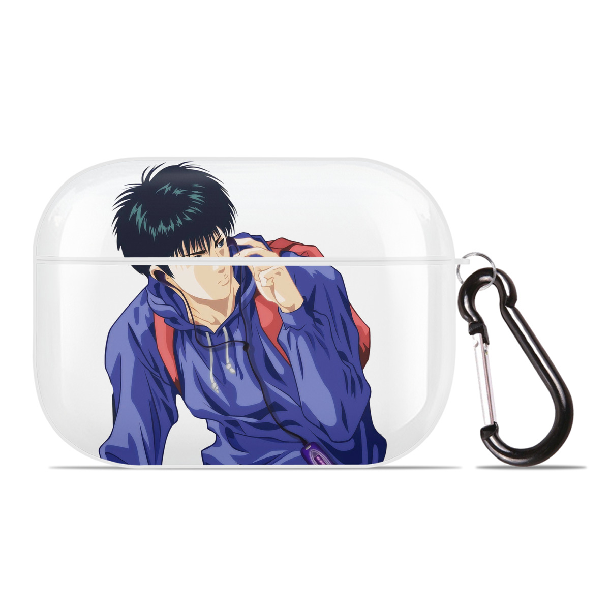（画像用） SLAM DUNK／スラムダンク 【AirPods Pro用】ハードシェル保護ケース 耐衝撃・防指紋・カラビナ付き商品仕様