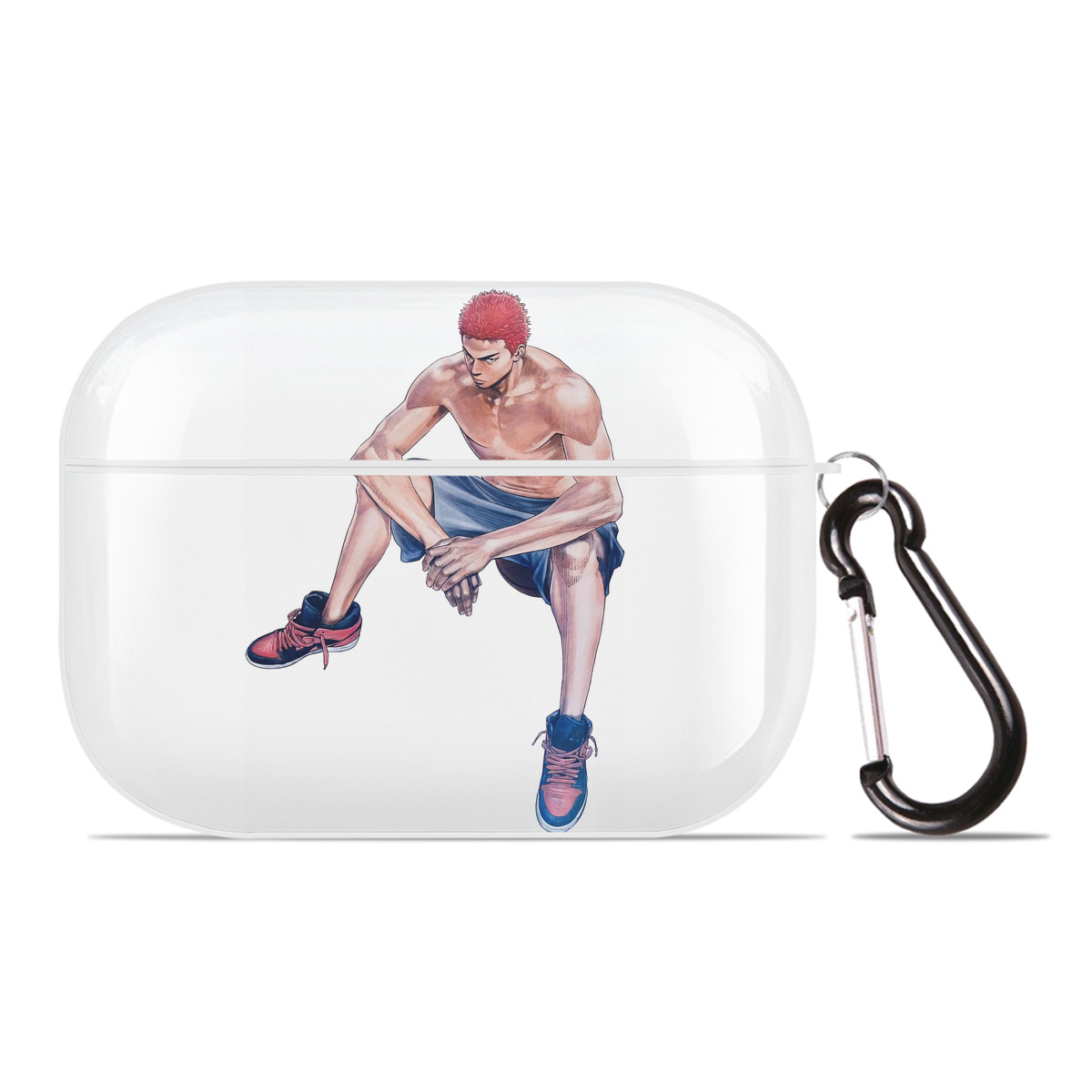 （画像用） SLAM DUNK／スラムダンク 【AirPods Pro用】ハードシェル保護ケース 耐衝撃・防指紋・カラビナ付き商品仕様