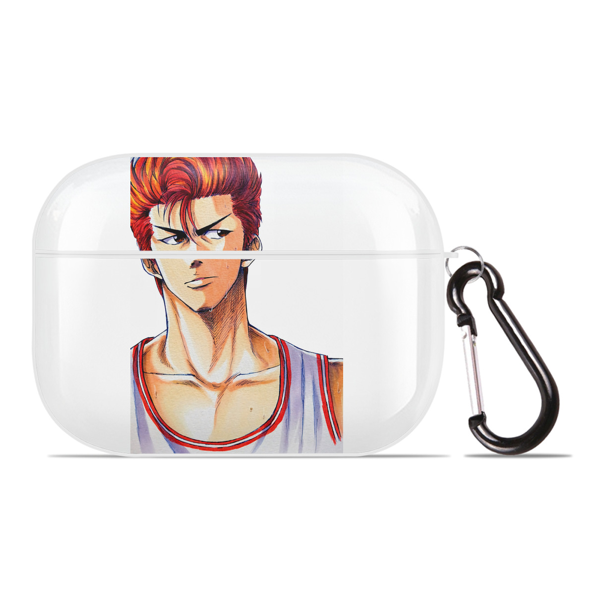 （画像用） SLAM DUNK／スラムダンク 【AirPods Pro用】ハードシェル保護ケース 耐衝撃・防指紋・カラビナ付き商品仕様